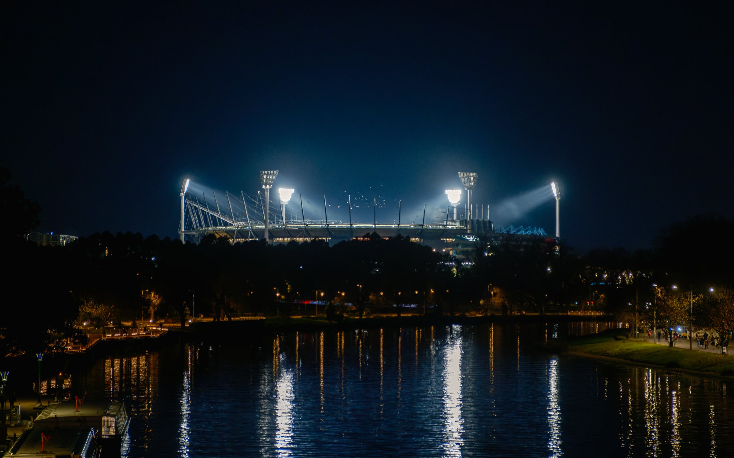 MCG and the Yarra River, Melbourne, July 2026