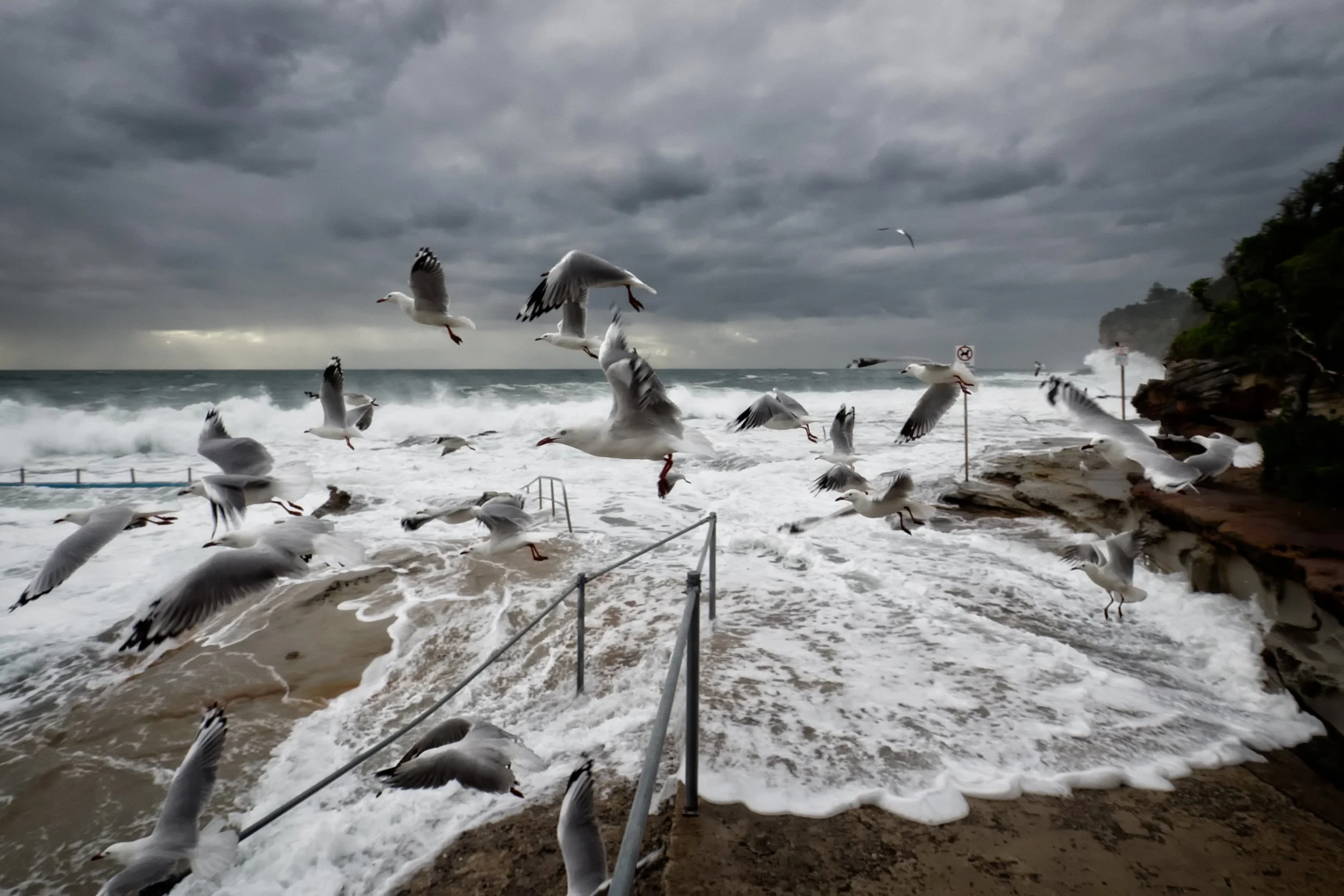 Wild weather, Dee Why, Sydney, March 2017