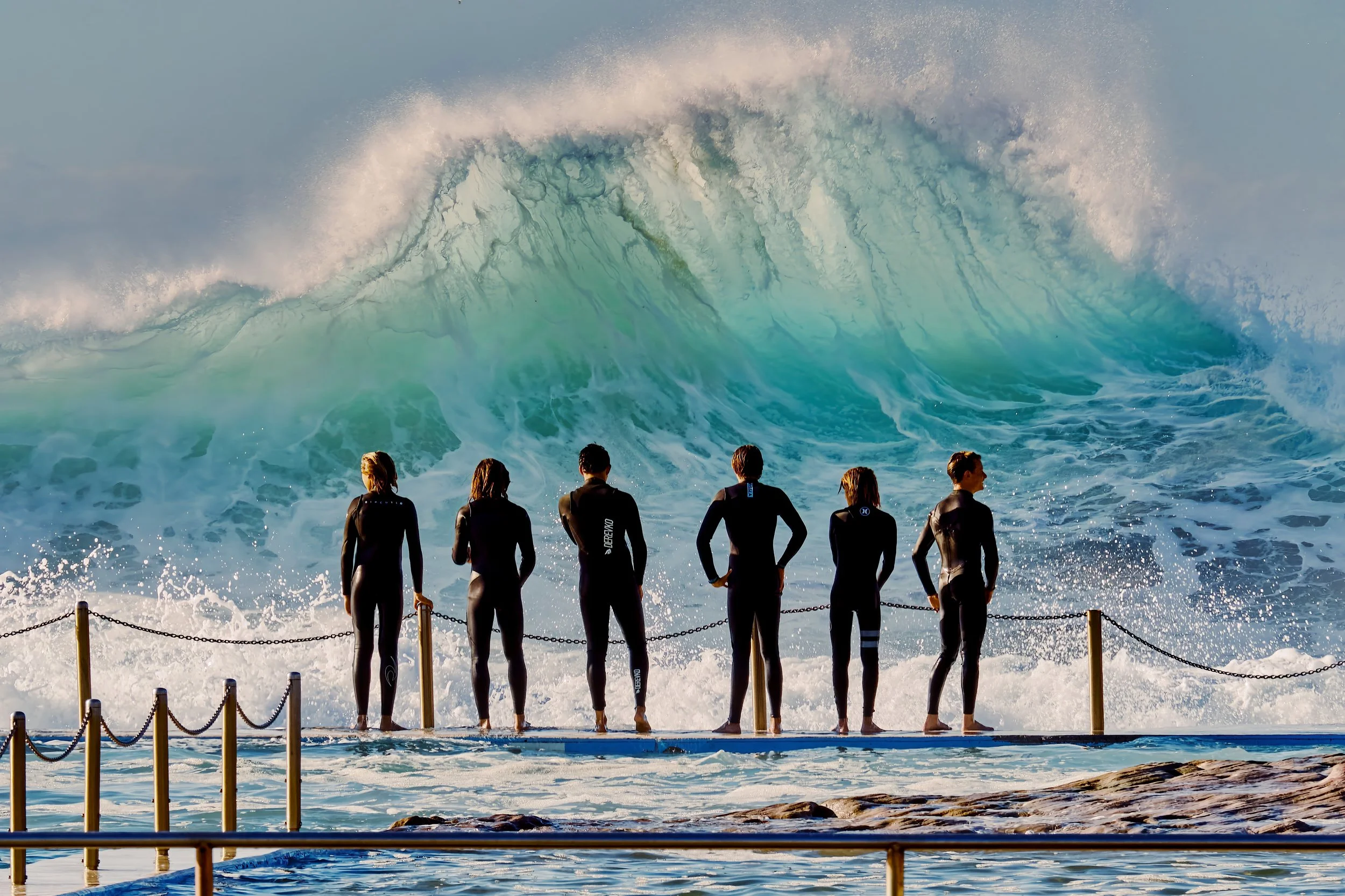 Show no fear, South Curl Curl, Sydney, July 2017