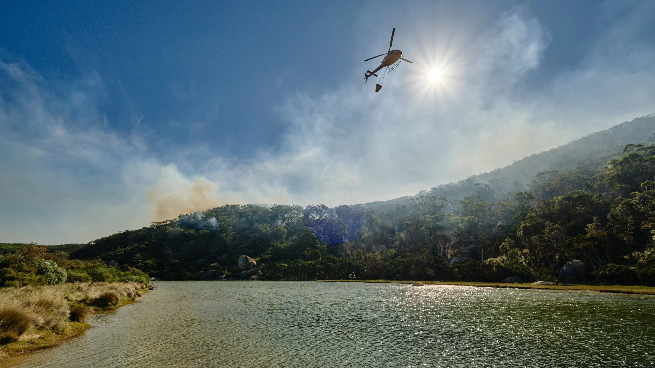 Controlled burn, Tidal River, Victoria, March 2022