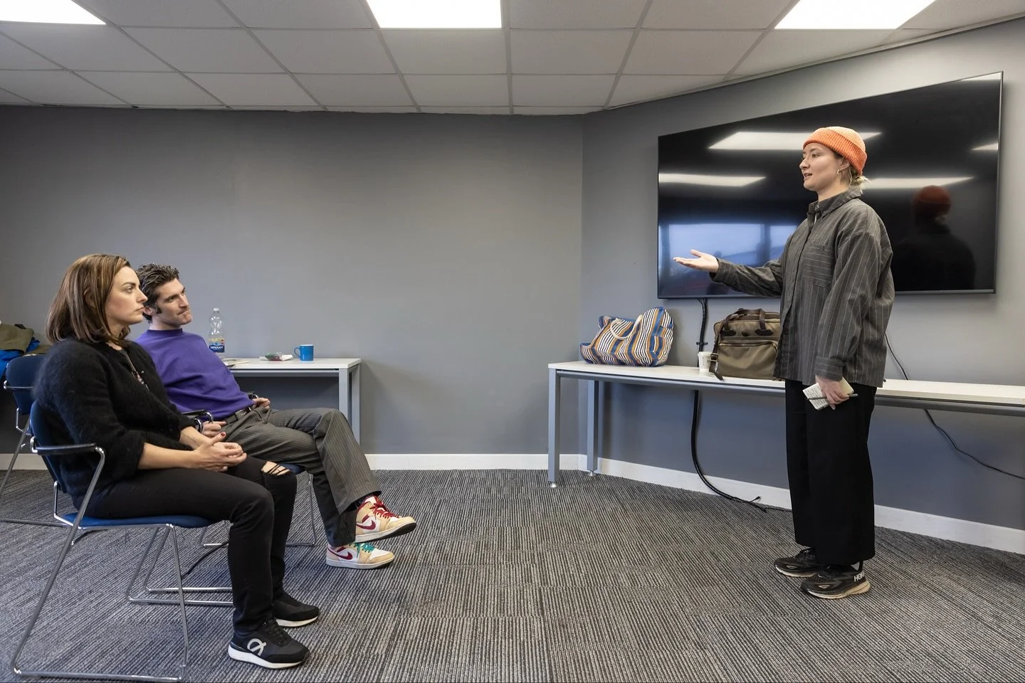 I&rsquo;m feeling very lucky to have been in the room with such talented and incredibly sound directors and truly fantastic actors for the first ever Beyond Shorts @cathy_brady_workshop. Huge thanks to the woman herself Cathy Brady and her second in 