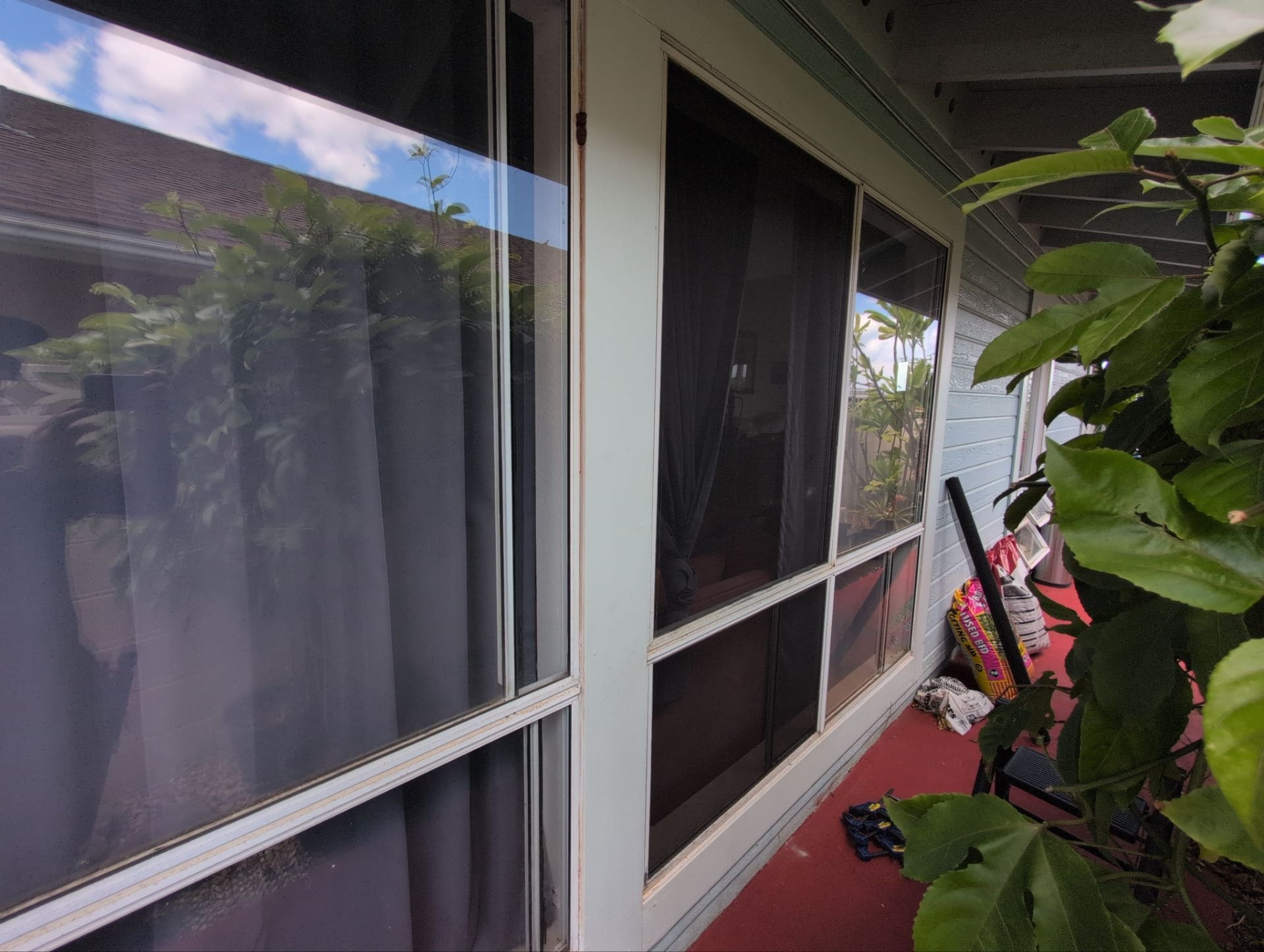 Various windows / sliding door re-screened