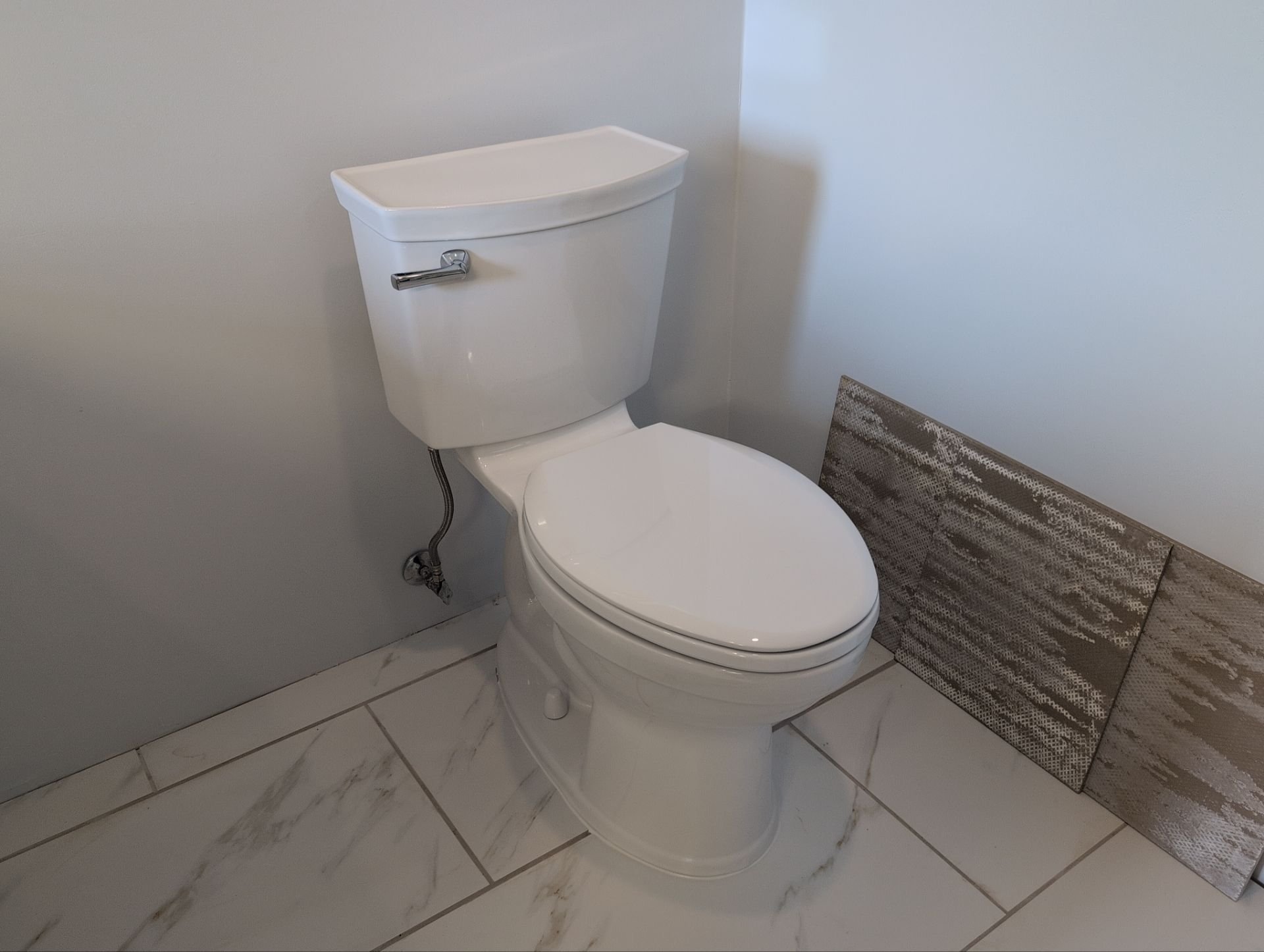 New toilet installed