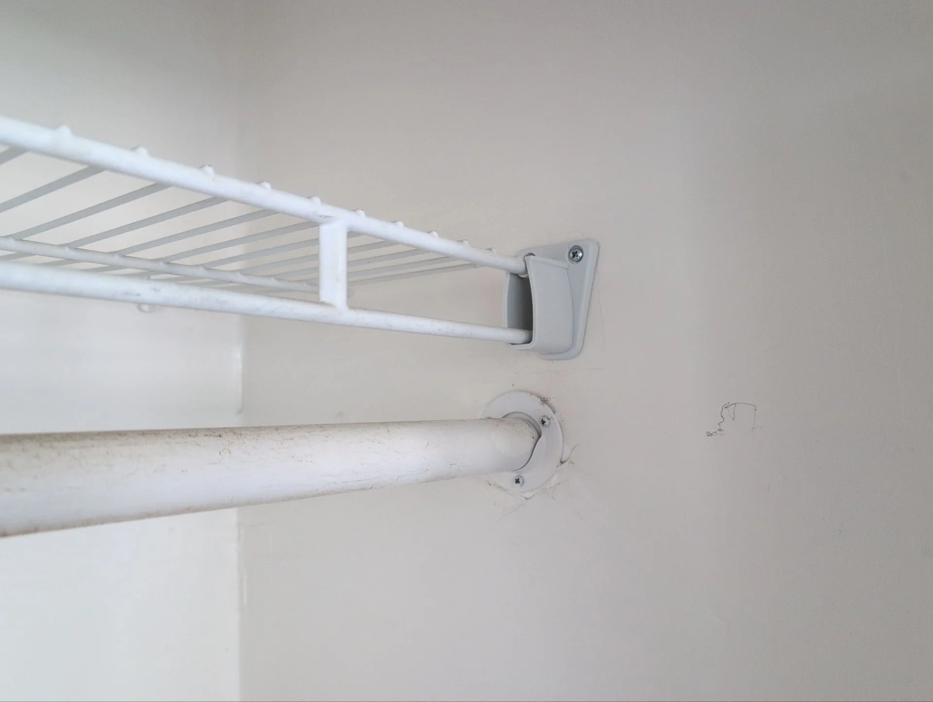 Various wood repairs & shelf bracket installed