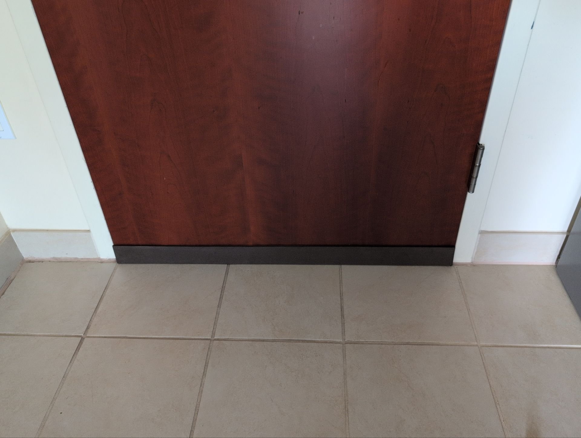 New door sweep installed