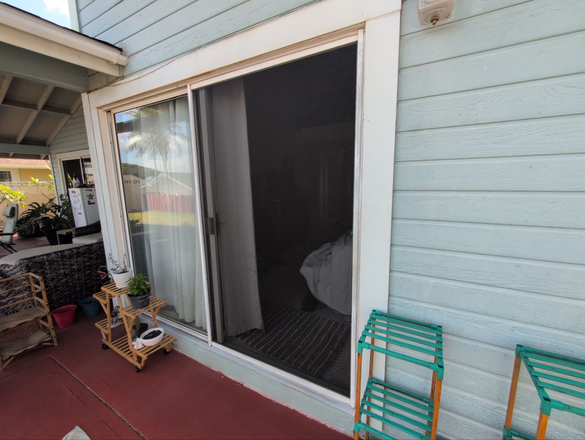 Various windows / sliding door re-screened