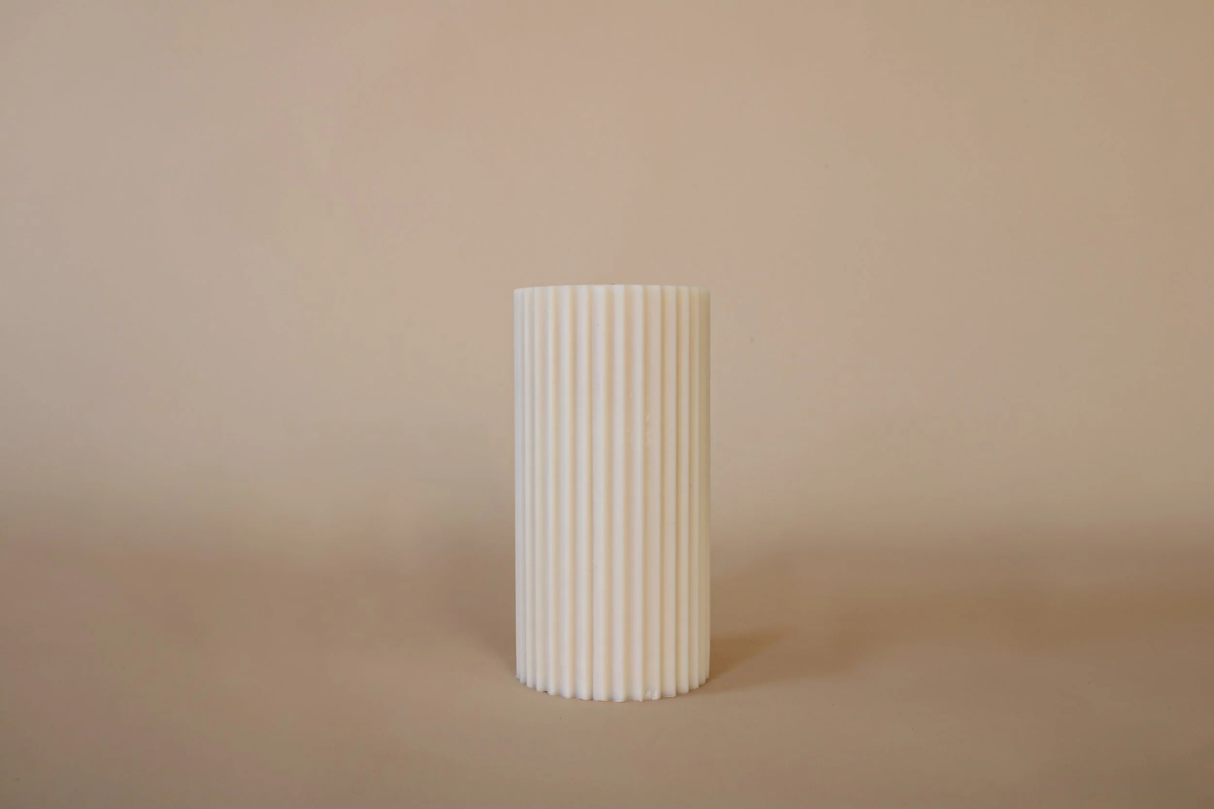 Nontoxic Sculpted Pillar Candle