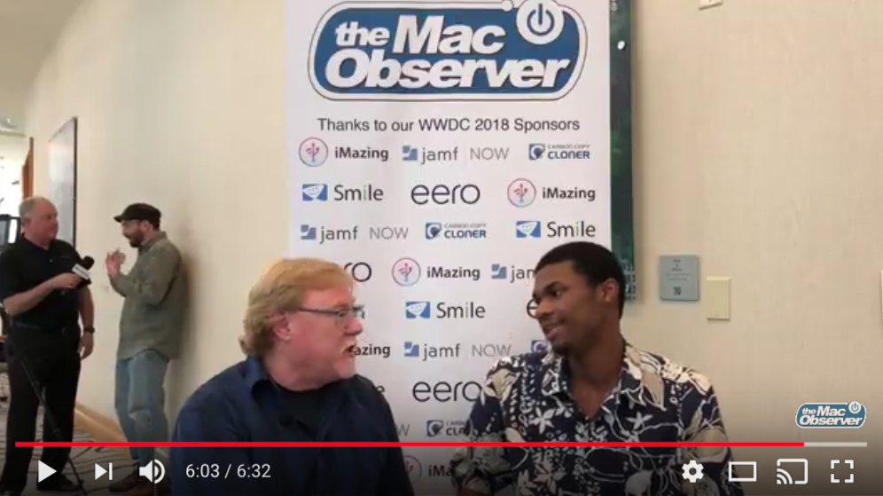 JEFF GAMET FROM THE MAC OBSERVER INTERVIEWS CASEY AT ALTCONF 2018!