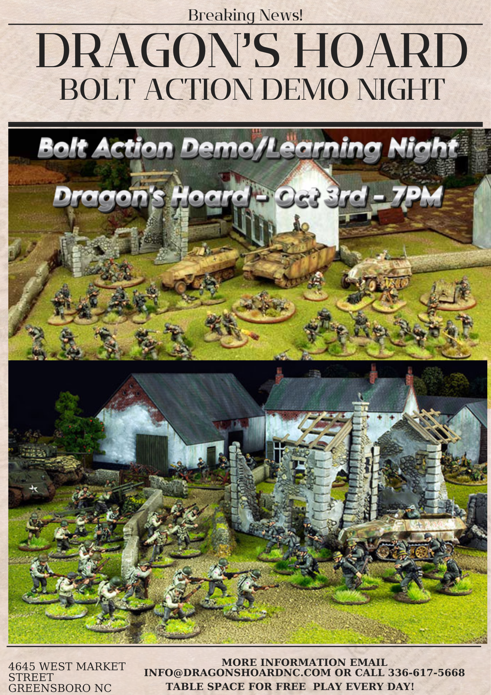 Bolt Action Demo Night