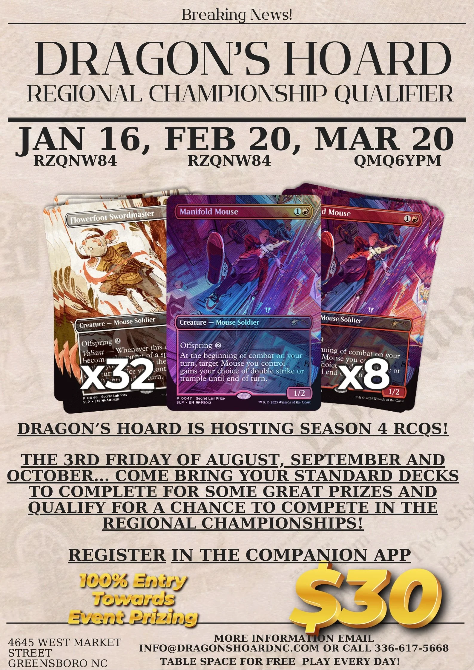 RCQ Round 4 Standard Event Qualifiers Magic the Gathering