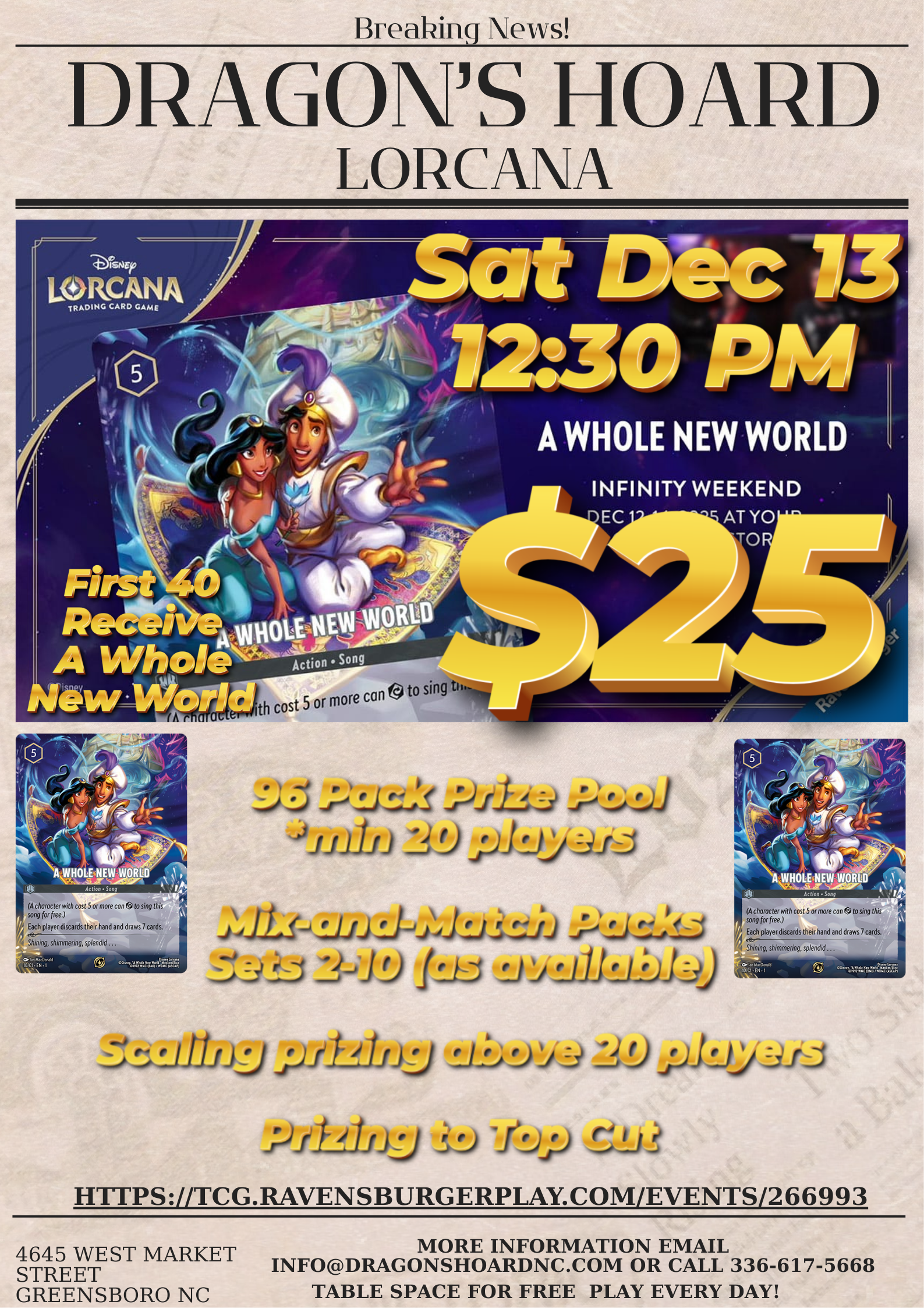 Lorcana Infinity Challenge