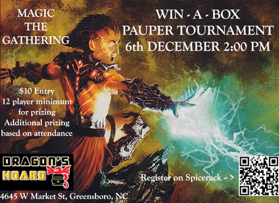 Magic the Gathering Pauper Win-a-Box