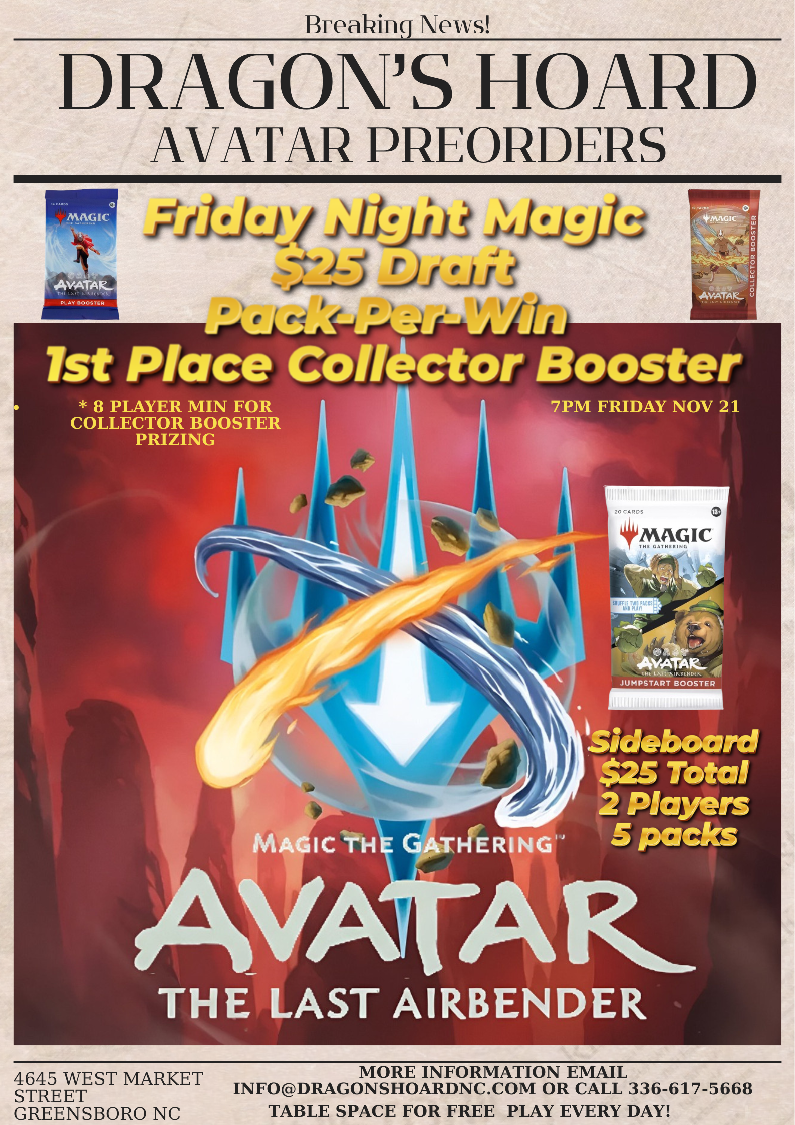 Friday Night Magic Avatar Draft