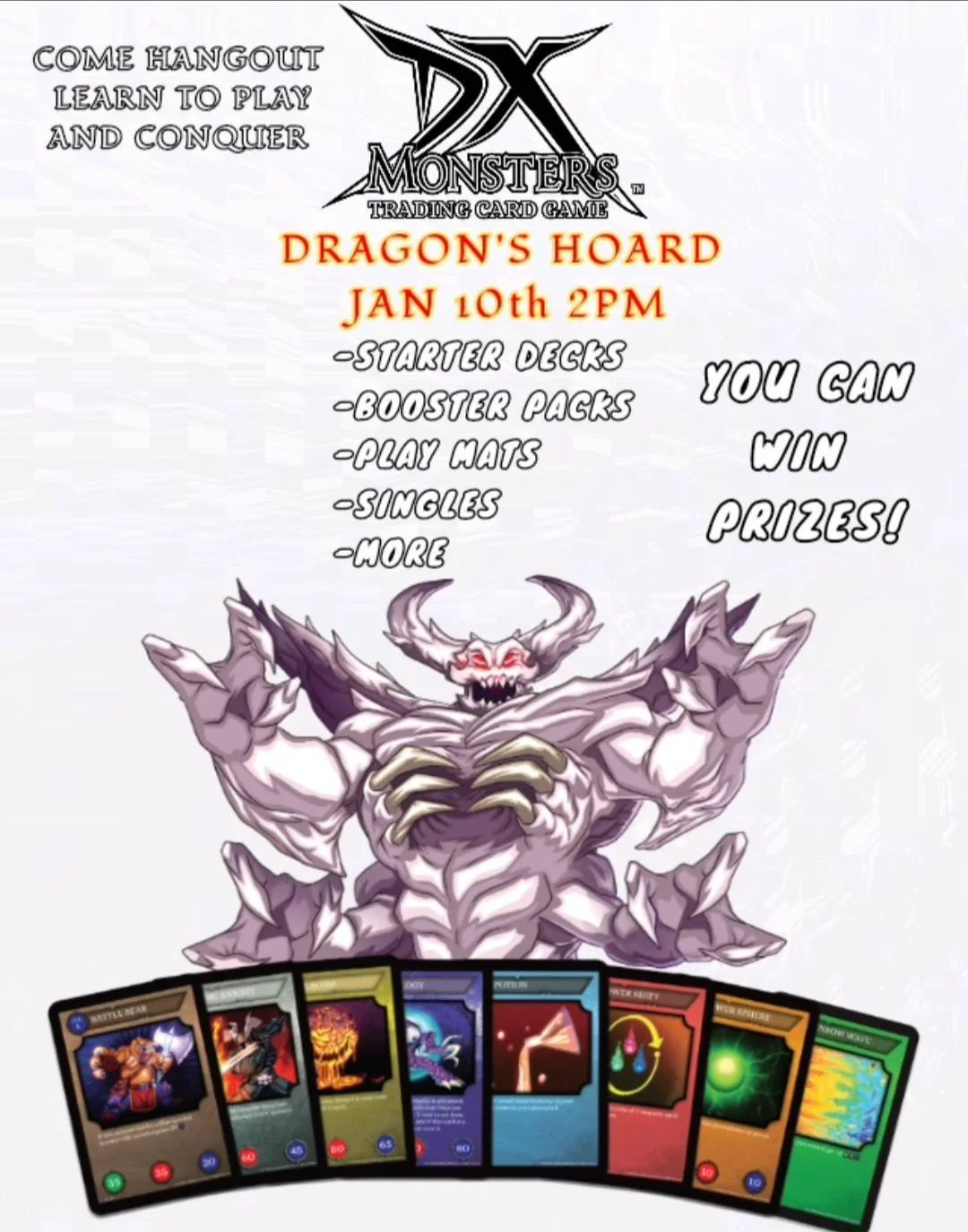 DX Monsters Trading Card Game Learn to Play! 