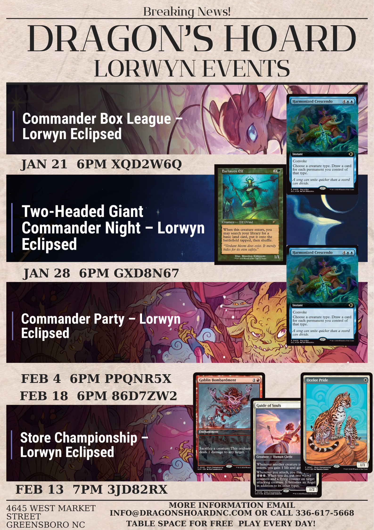 Lorwyn Eclipsed Commander Party