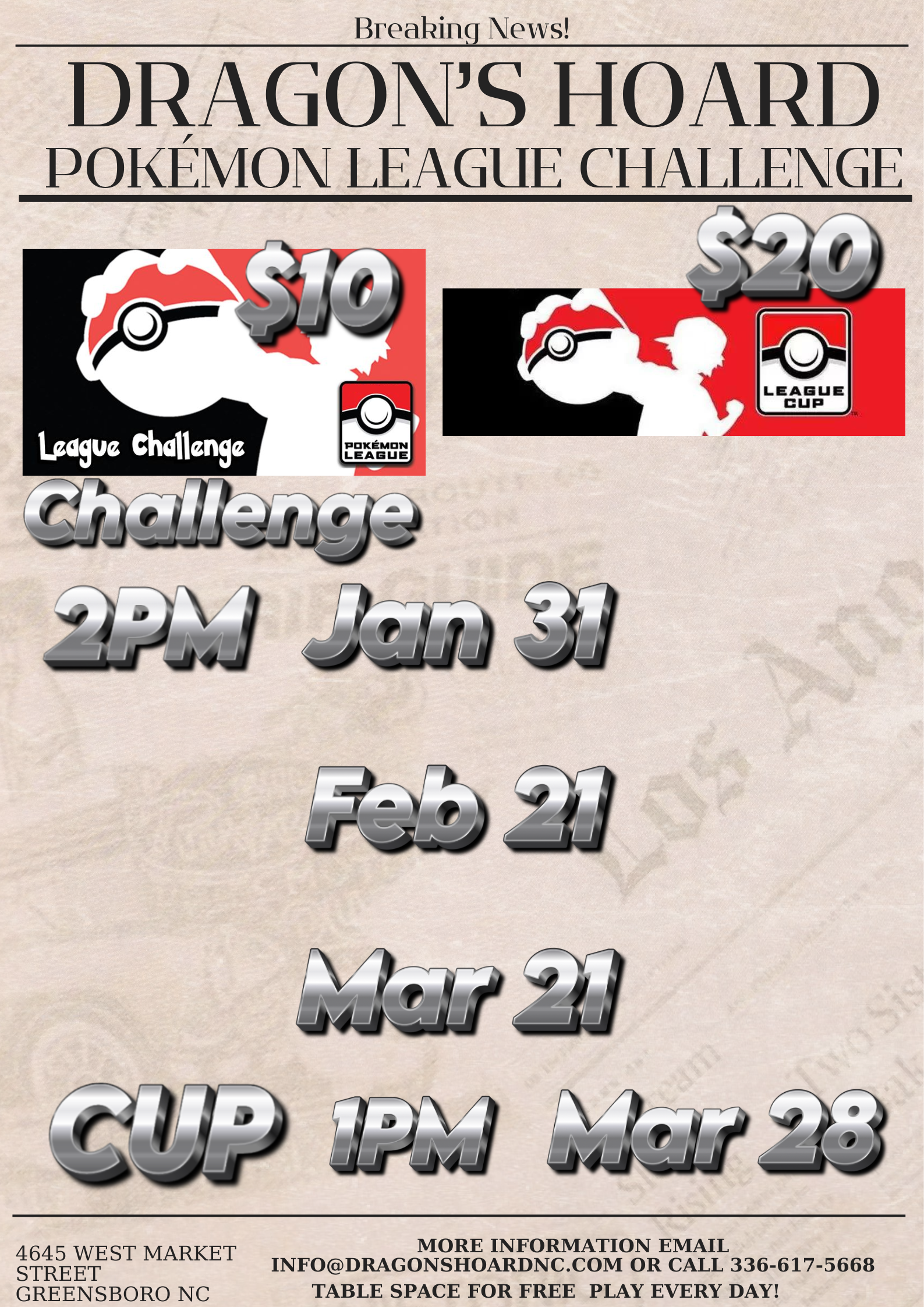 Pokemon League Challenge