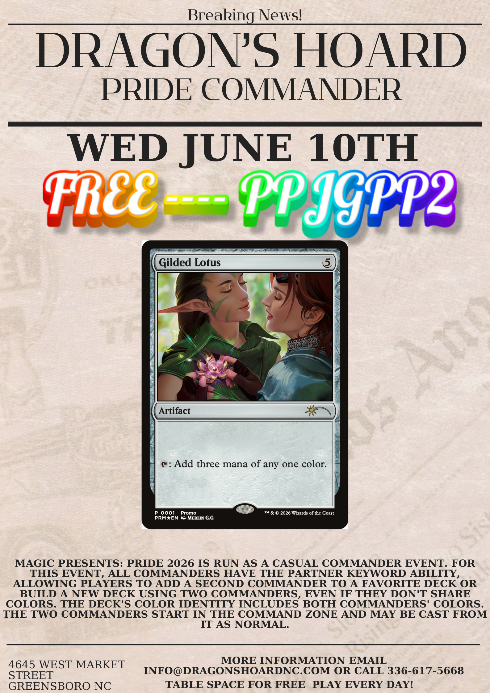 Magic Presents: Pride (Gilded Lotus)