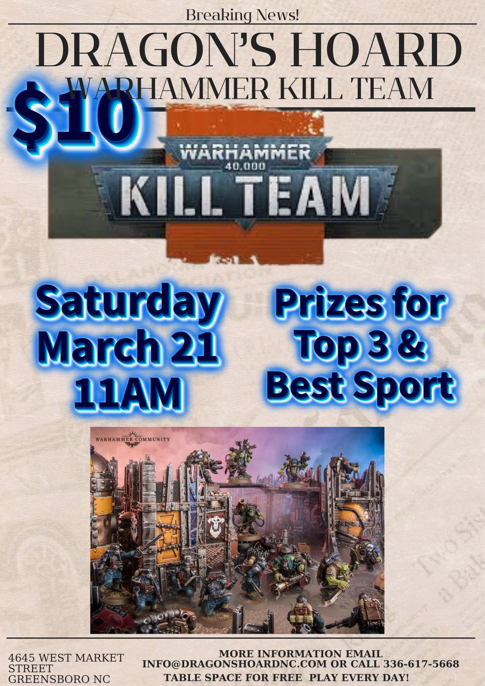 Warhammer Kill Team Tournament