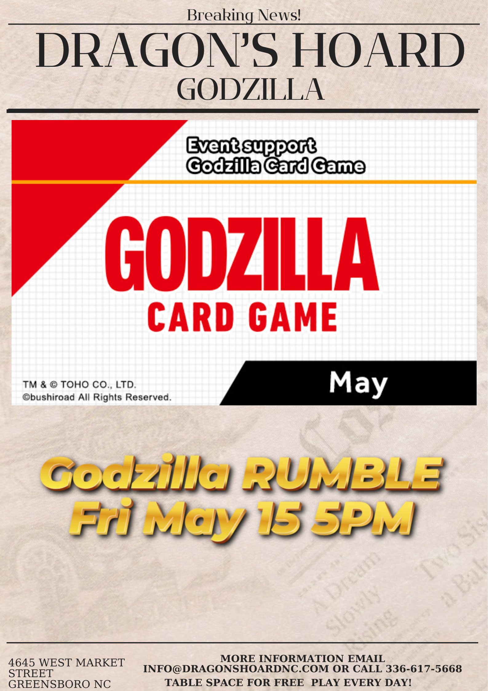 Godzilla Rumble!