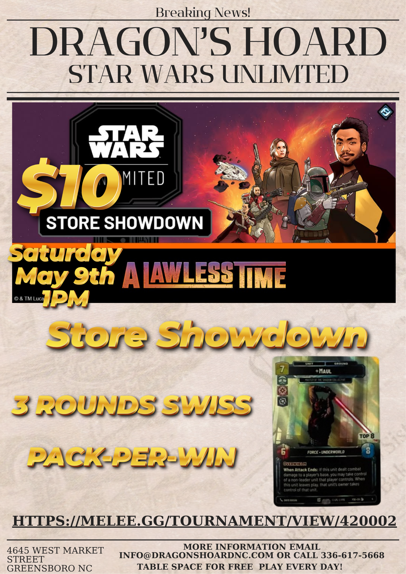 Star Wars Unlimited Store Showdown