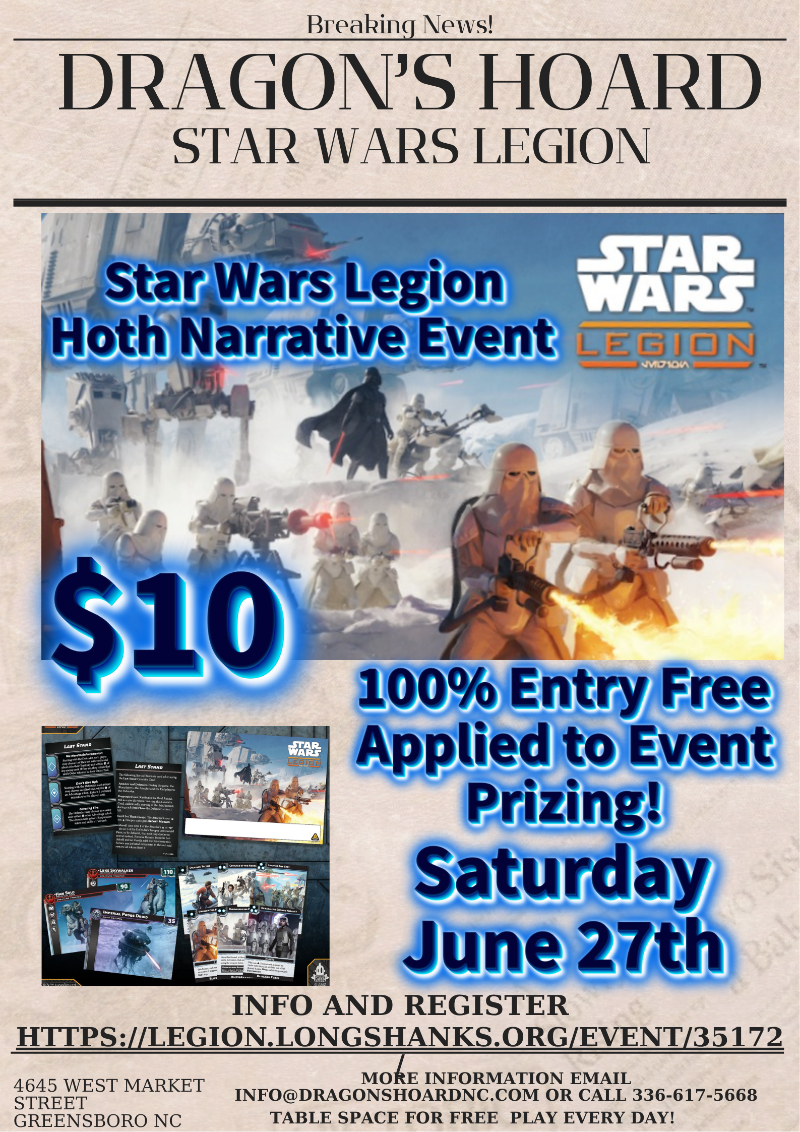 Star Wars Legion Hoth Narrative Event