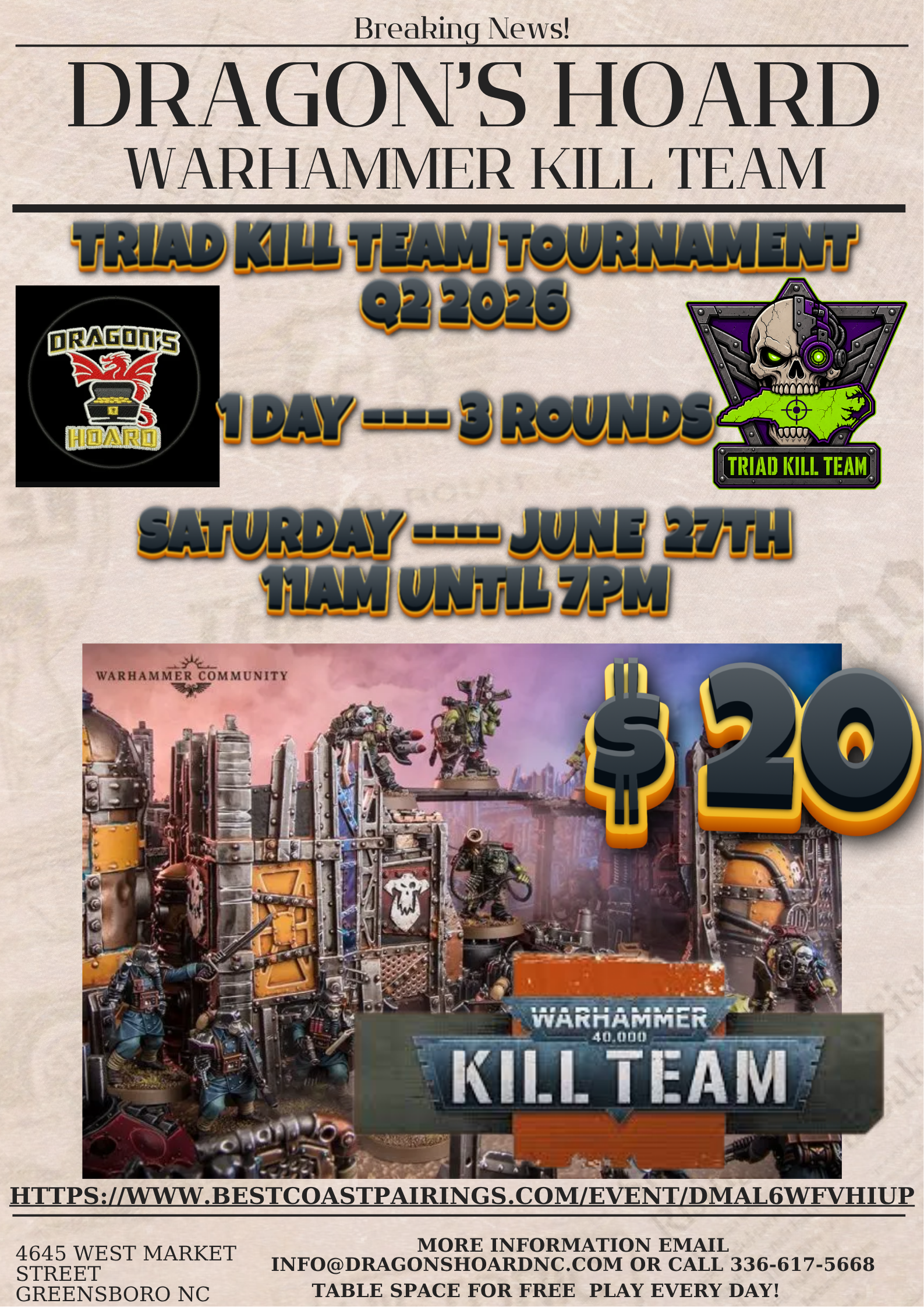 Triad Kill Team Tournament