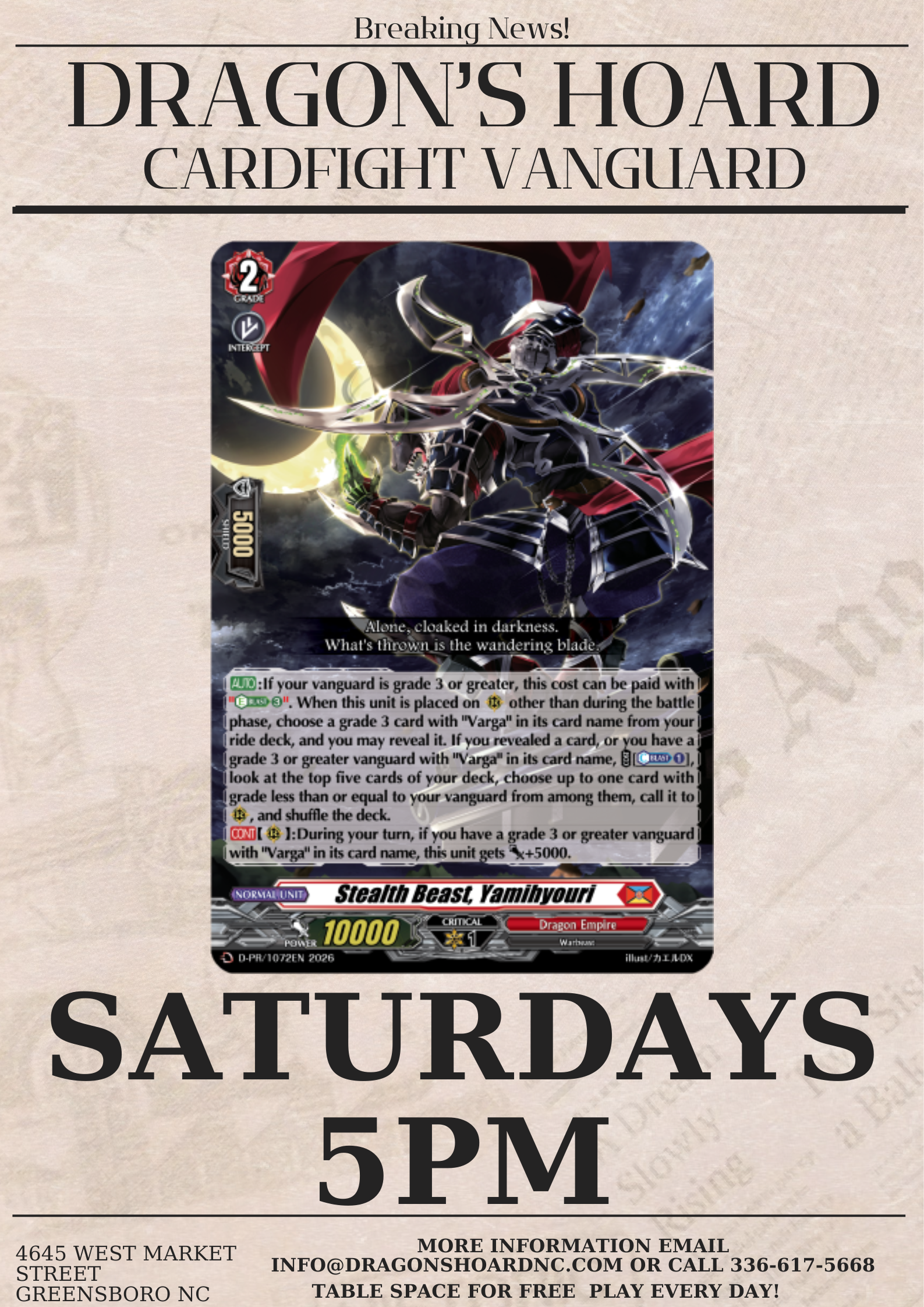 Cardfight Vanguard Shop Tournaments