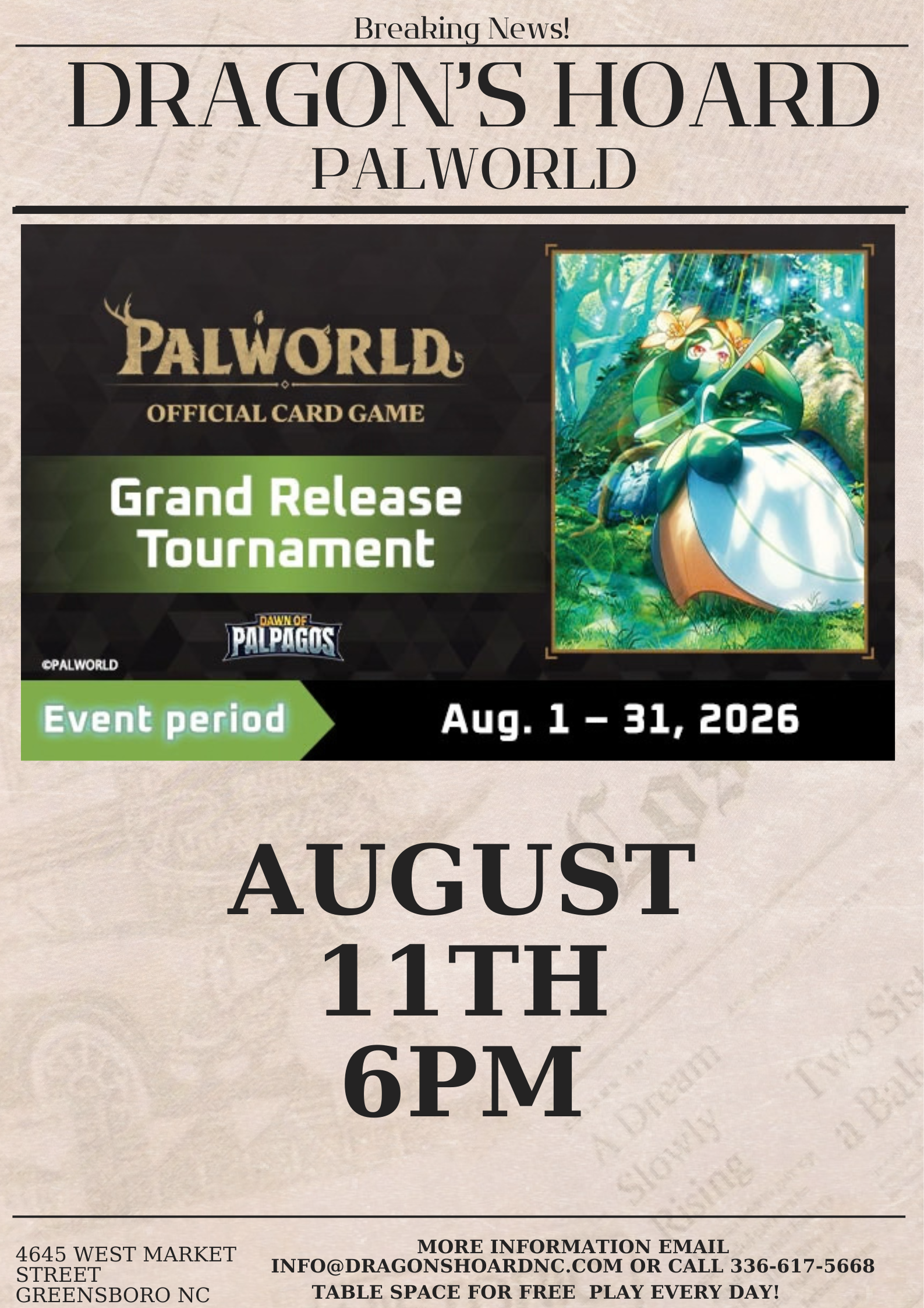 Palworld Grand Release Event