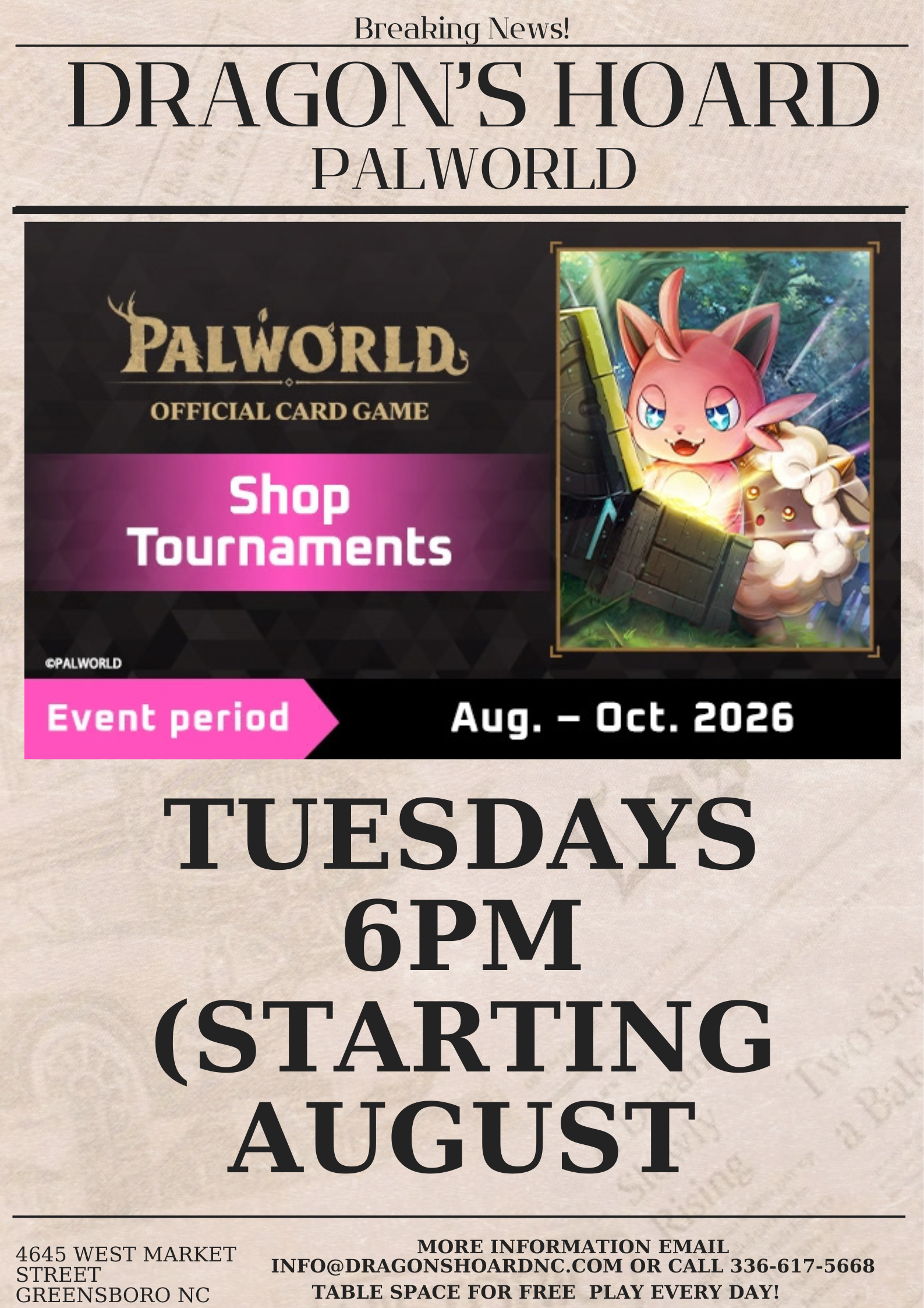 Palworld Shop Tournaments