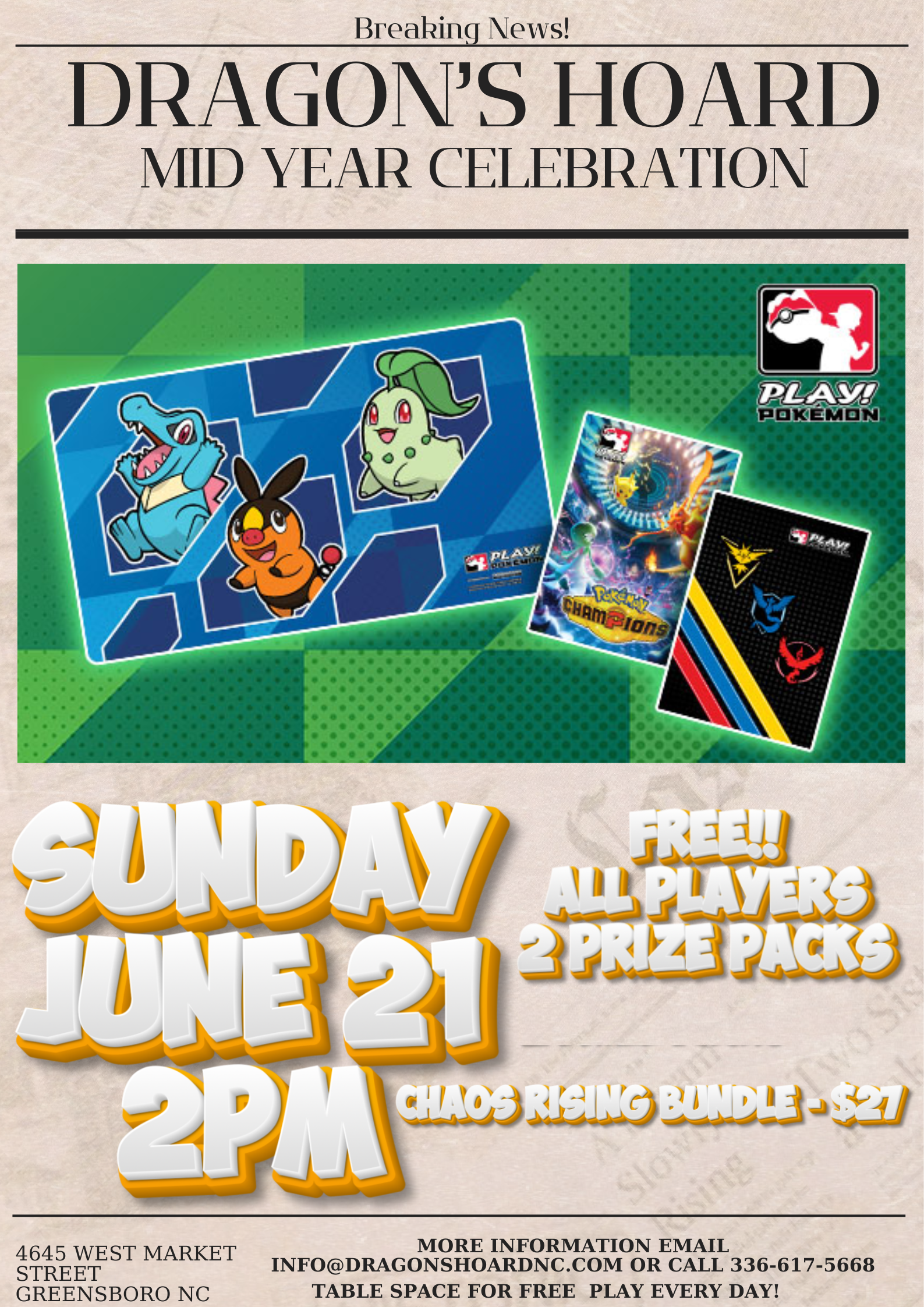 Pokemon Mid-Year Celebration