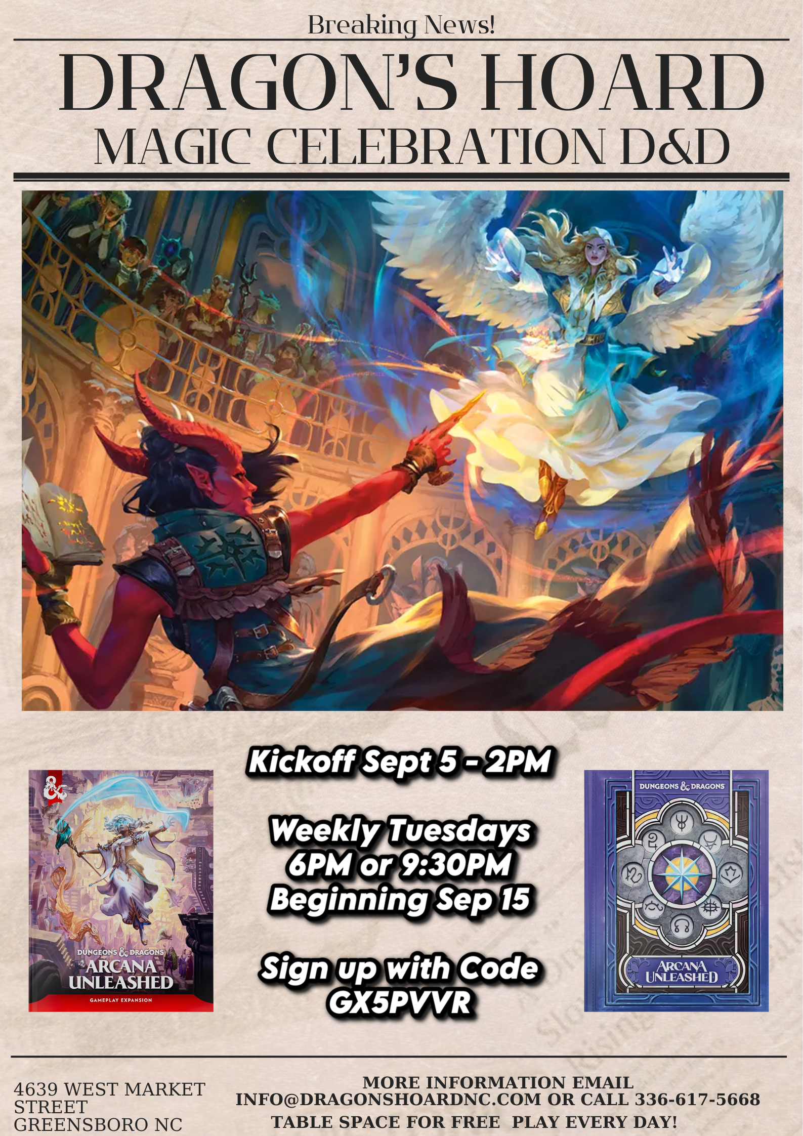 Dungeons and Dragons Season of Magic Celebration