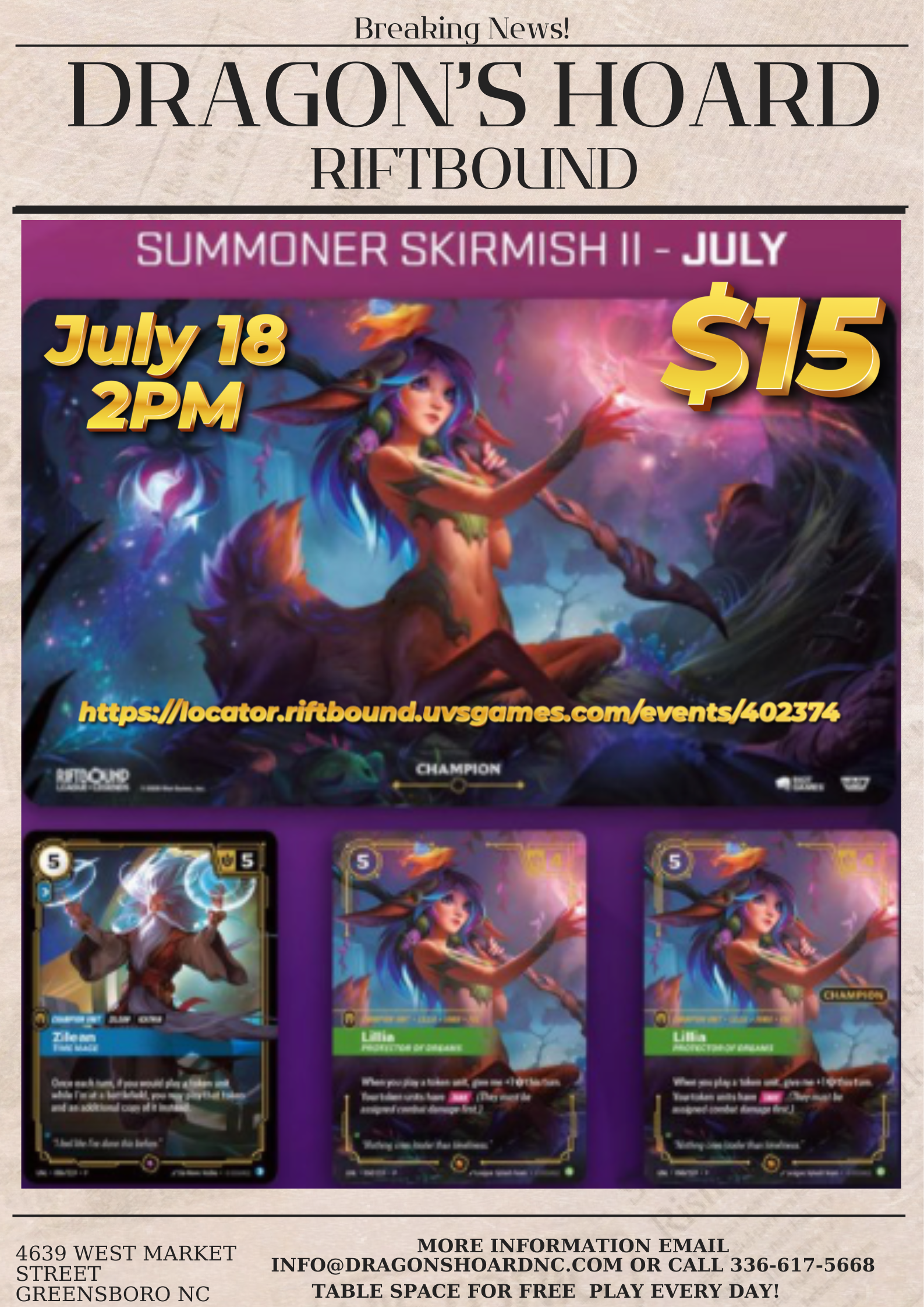 Riftbound July Summoner Skirmish