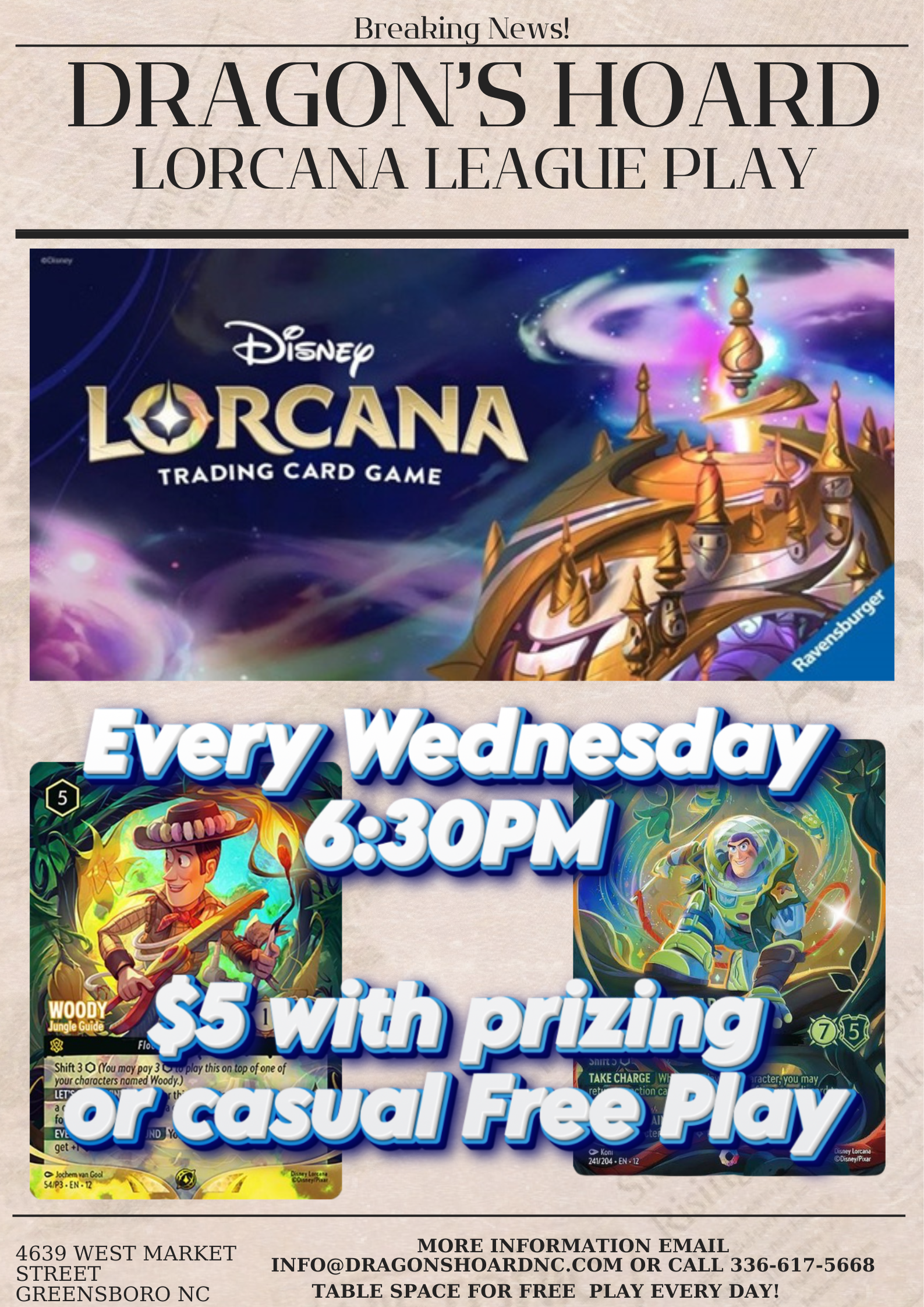 Lorcana League Play
