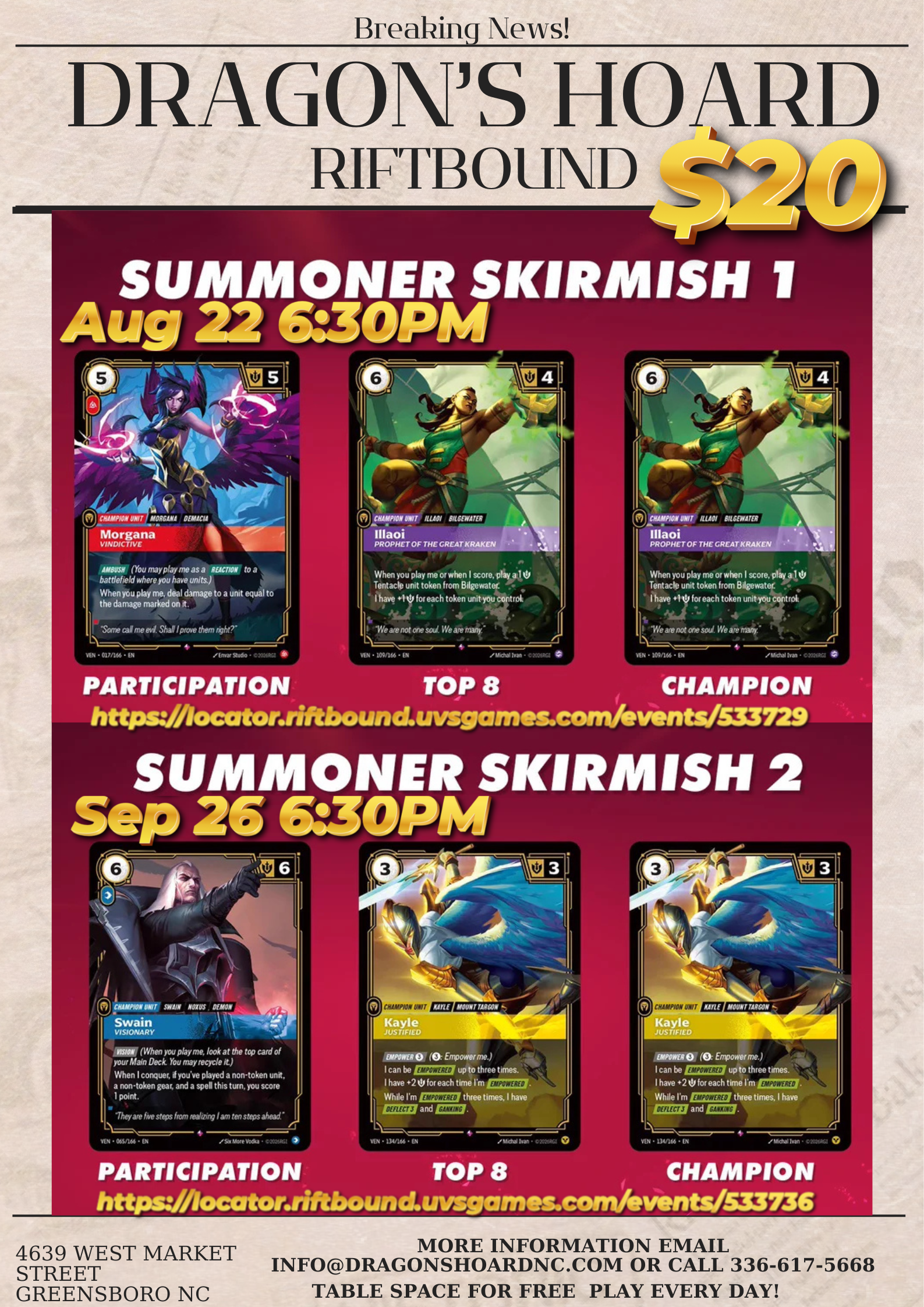 Riftbound Vendetta Summoner Skirmish