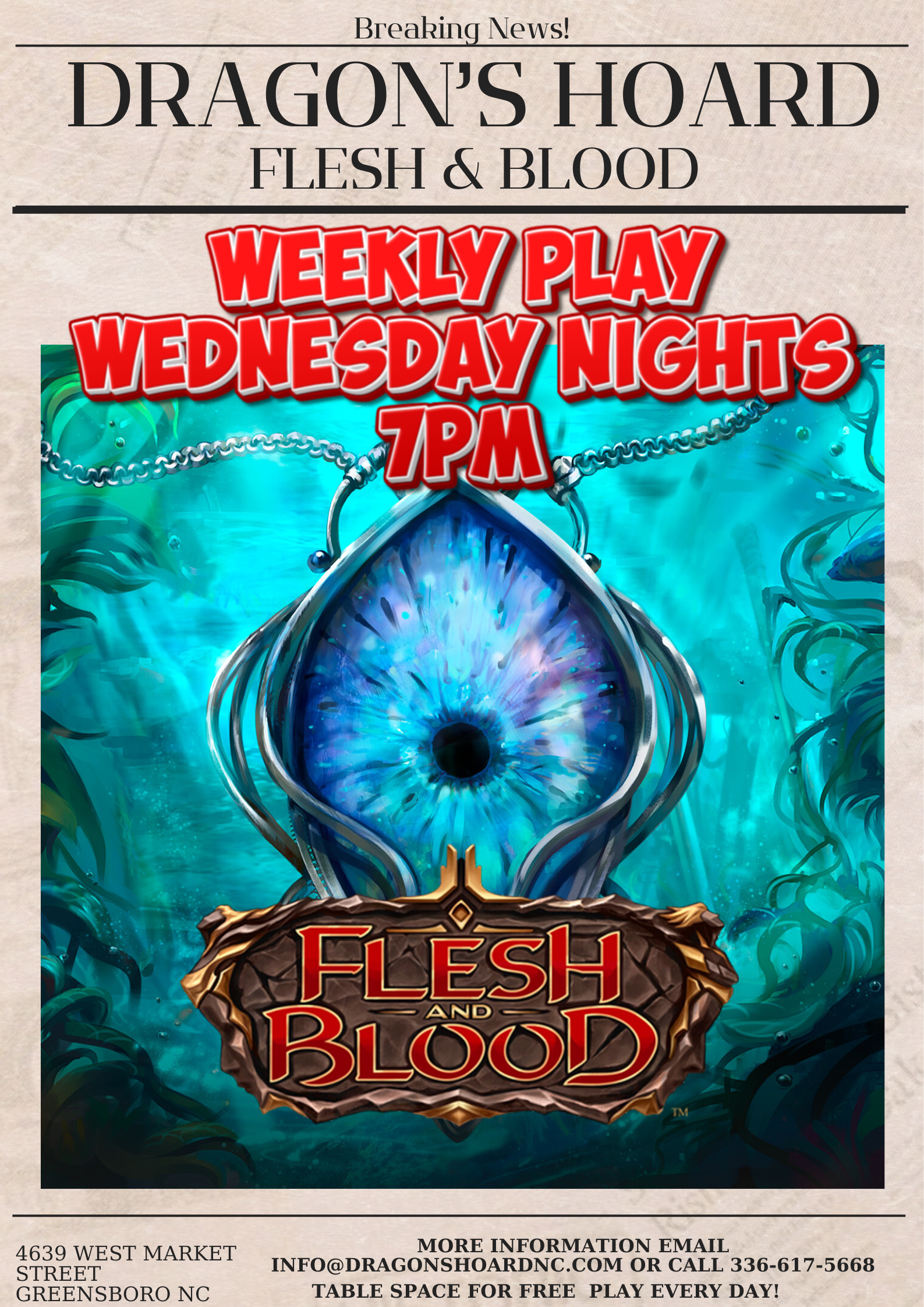 Flesh and Blood Weekly Play