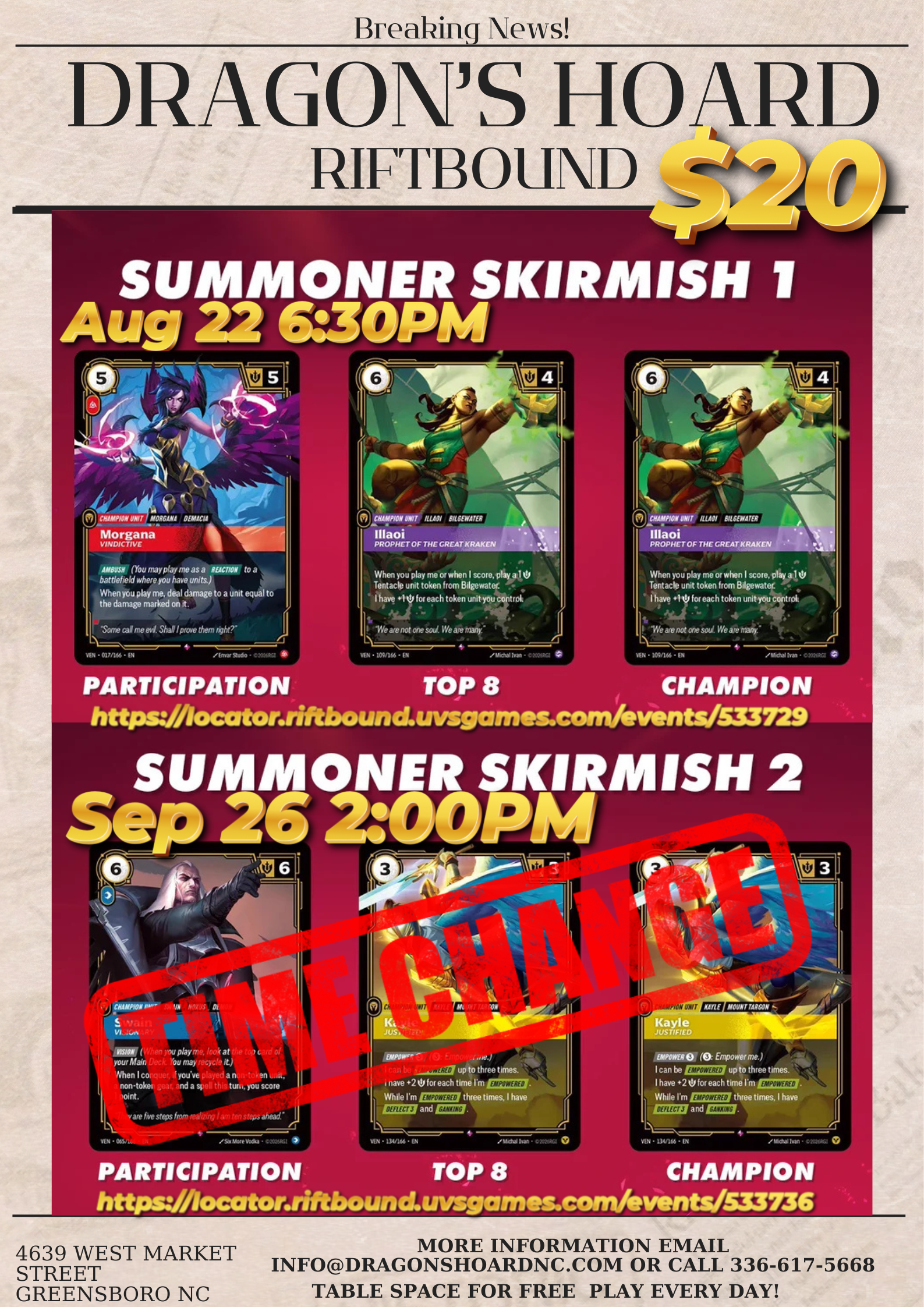 Riftbound Vendetta Summoner Skirmish