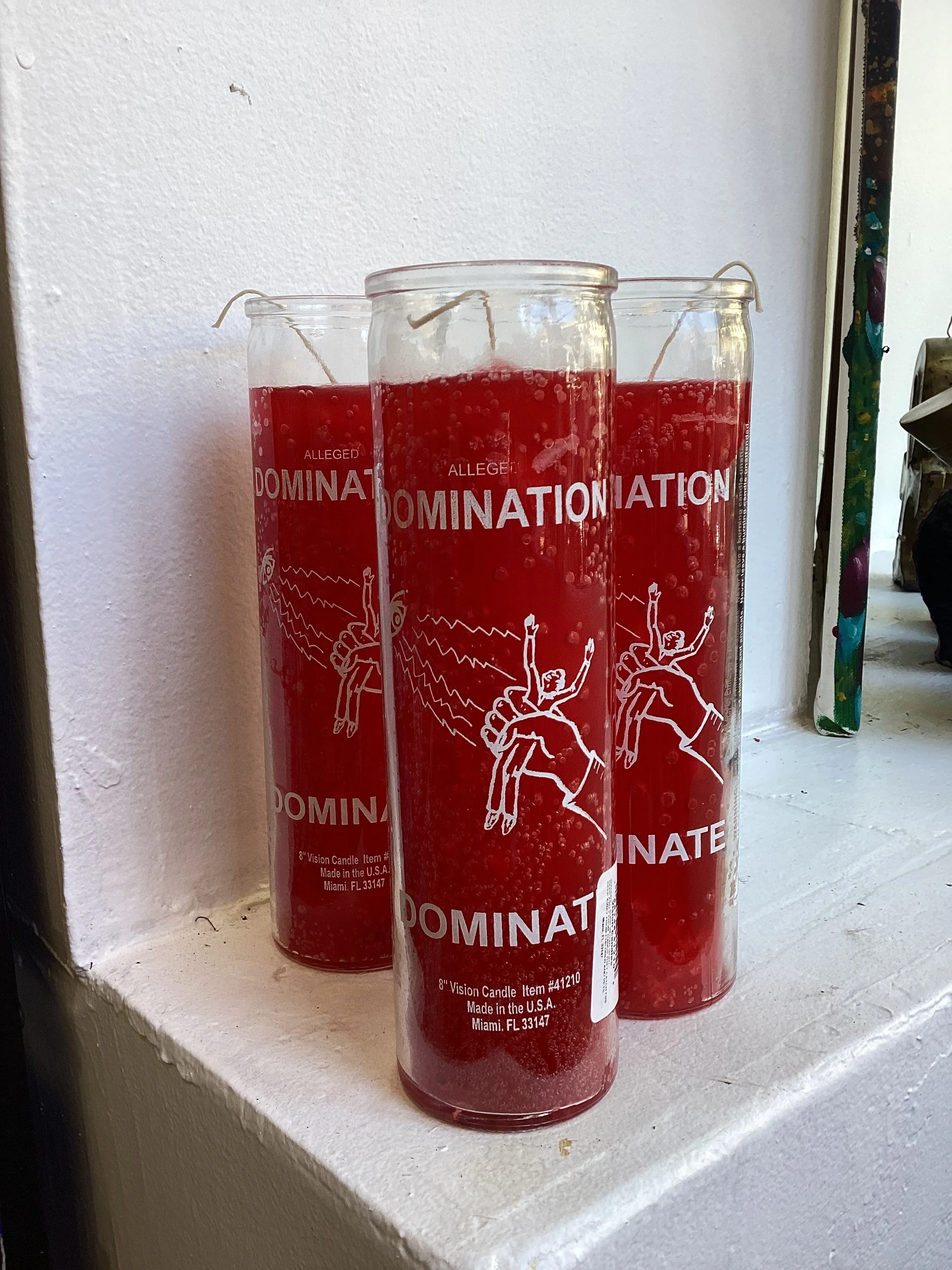 Domination red candle