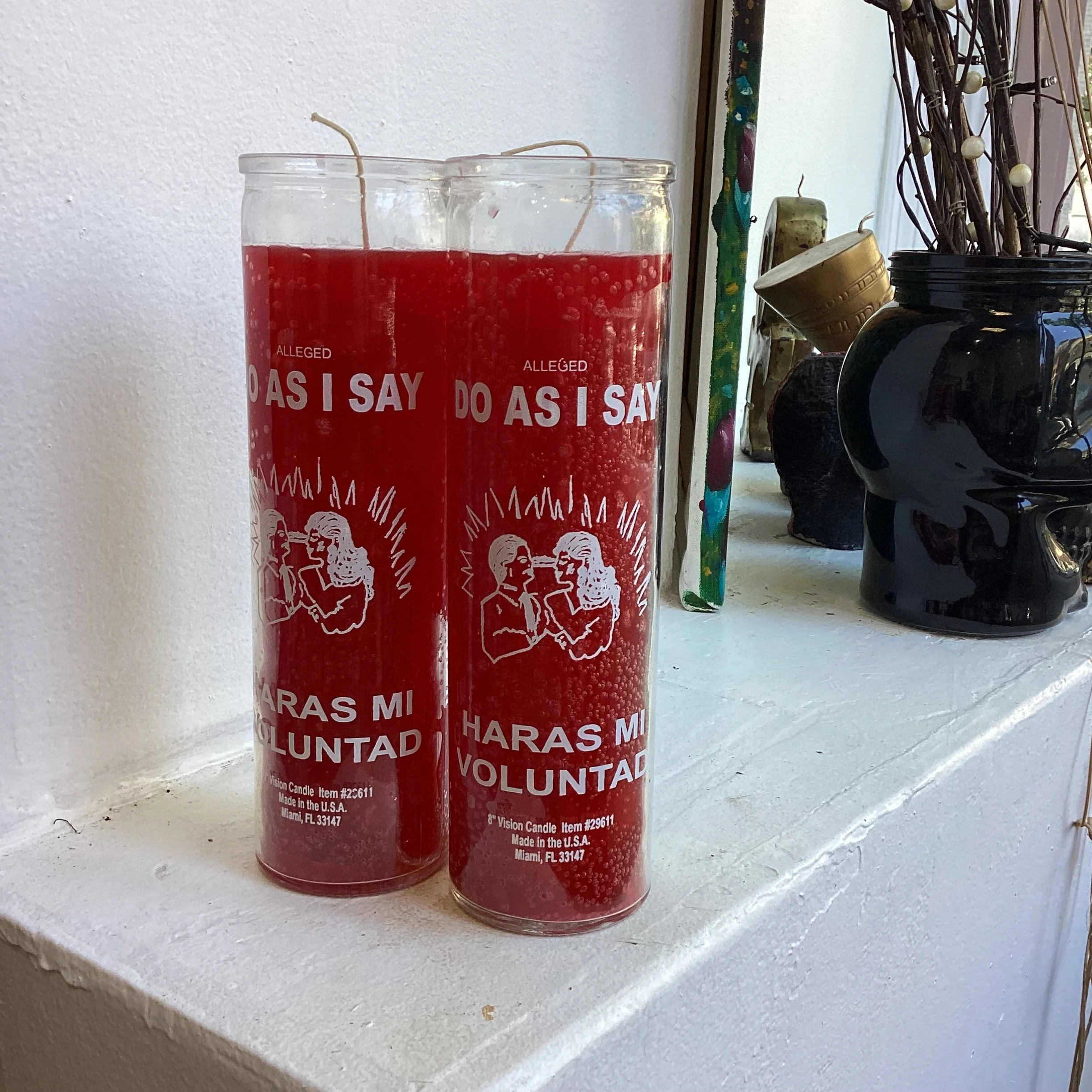 Do as I say candle