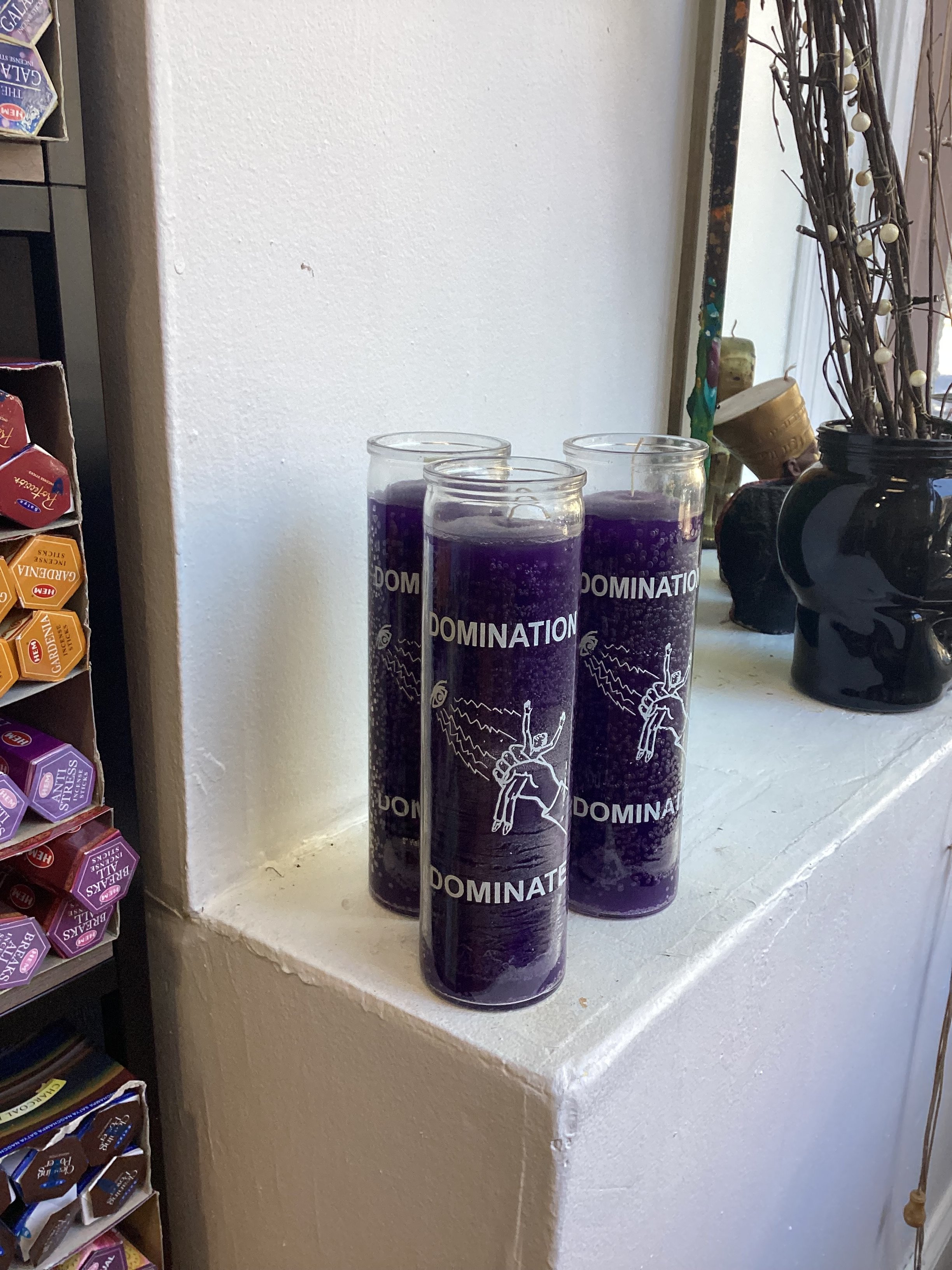 Domination purple candle