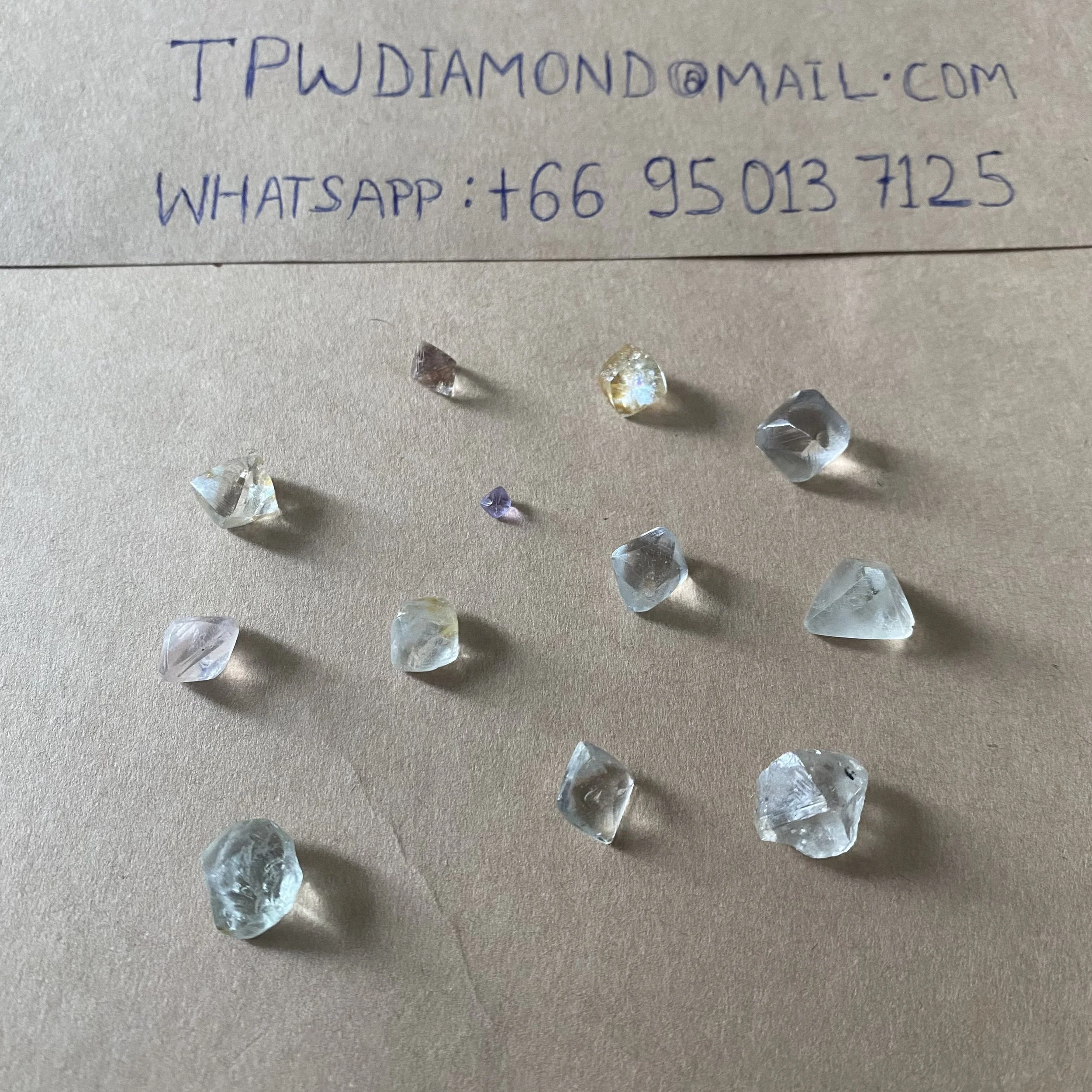 Moissanite Rough Diamond Rough Raw Diamond Black Moissanite Rough