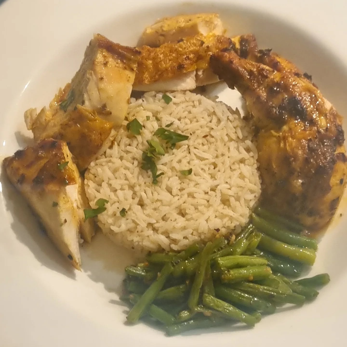 A perennial favourite, the 'Indian Chicken Quarters' - free-range chicken marinated in Asian spices ready to pop into the oven. #freerangepoultry #randallsbutchers #wandsworthbridgeroad #marinatedchicken #weekdaysupper