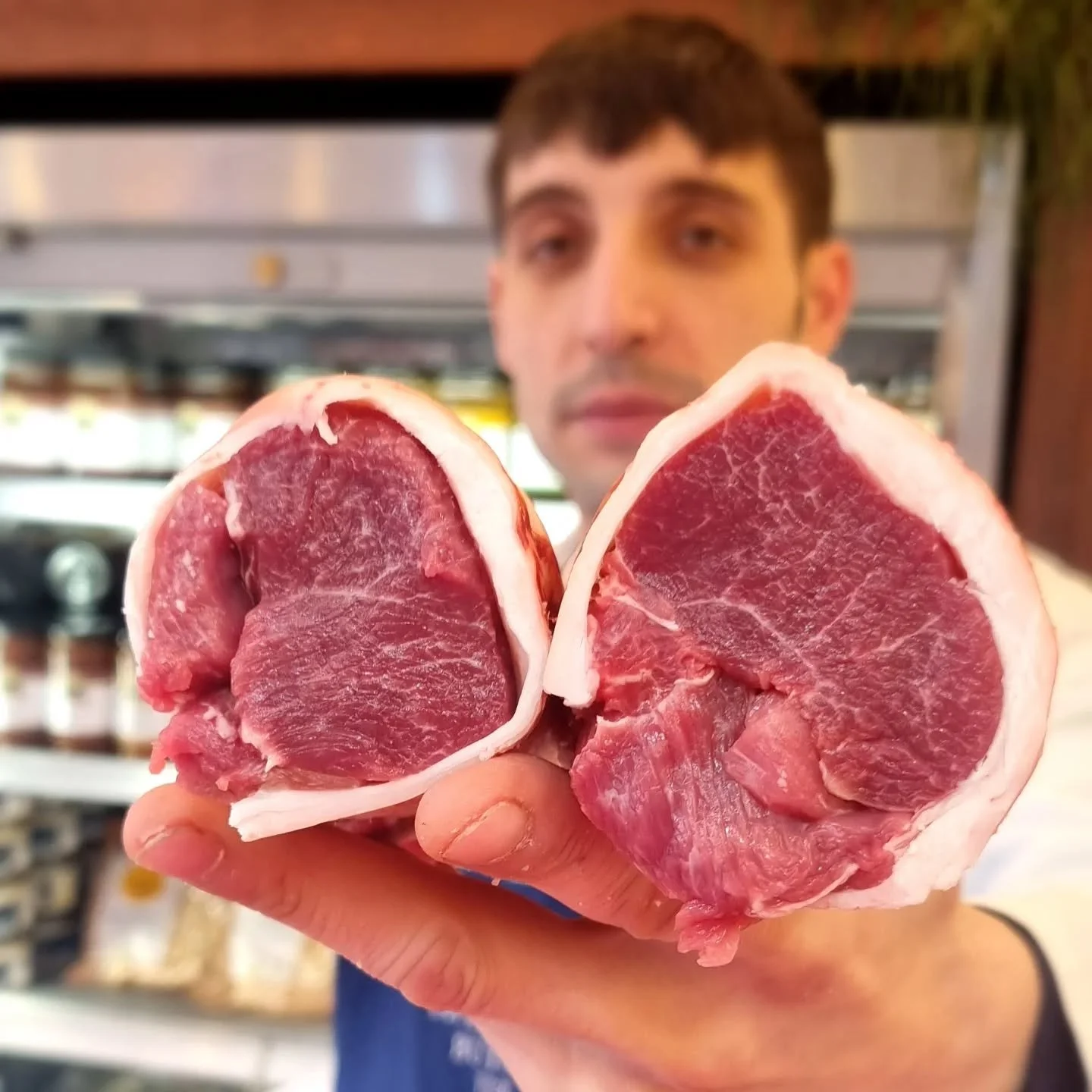 Beautiful Noisette of Lamb (boneless rolled loin of lamb) - great for Easter! #organic #organiclamb #easter #randallsbutchers #eastersunday