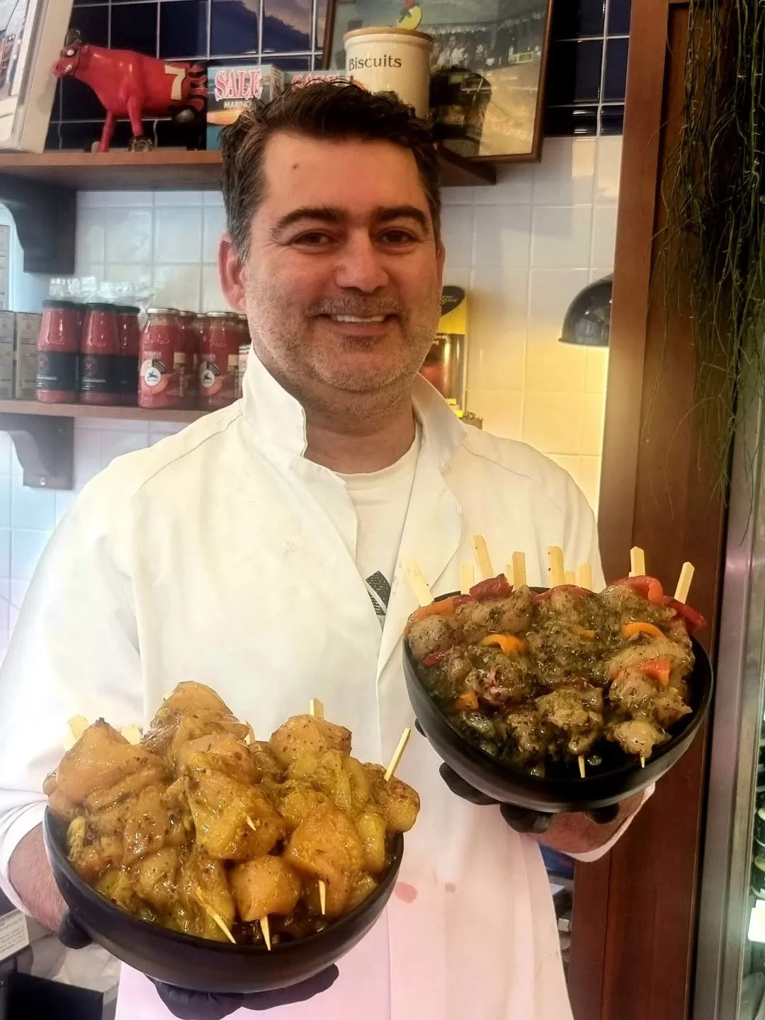 It's kebab weather! Fire up the BBQ and grill some marinated skewers.. We have chicken, lamb, duck and various other BBQ classics (burgers, sausages..). #bbqlovers #bbqweather #randallsbutchers #marinated #wandsworthbridgeroad