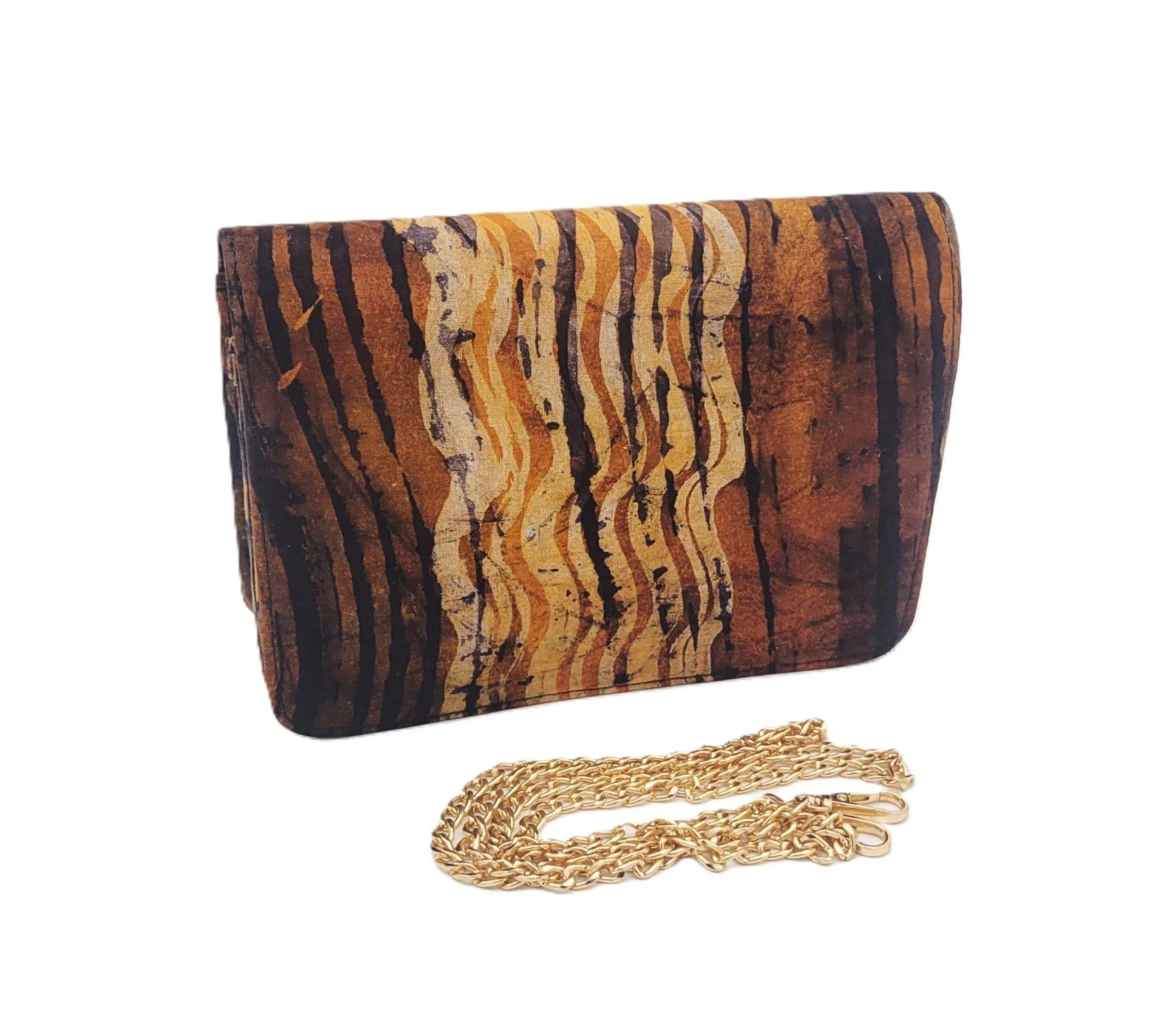Tan & Gold Waterfall Clutch.jpg
