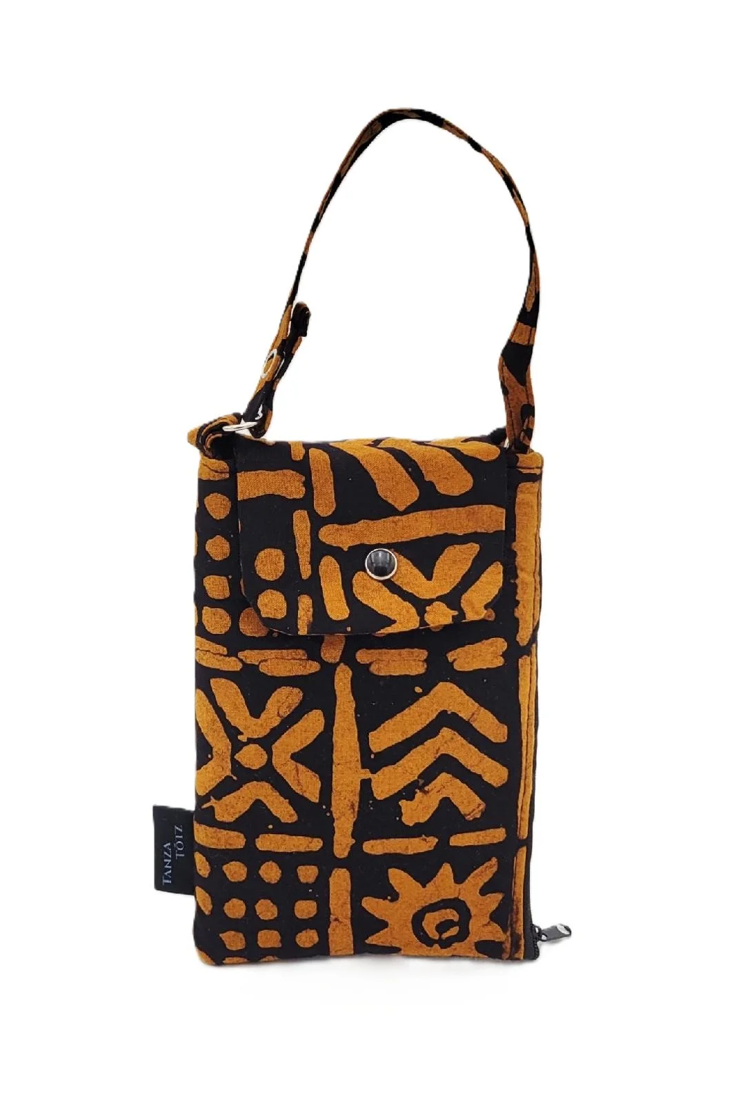 Cellphone Case - Copper &  Black Geometric