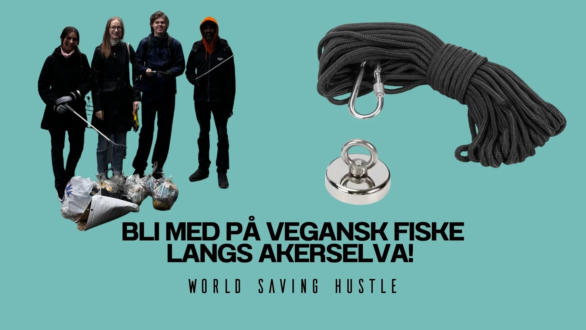 Bli med på vegansk fiske langs akerselva!