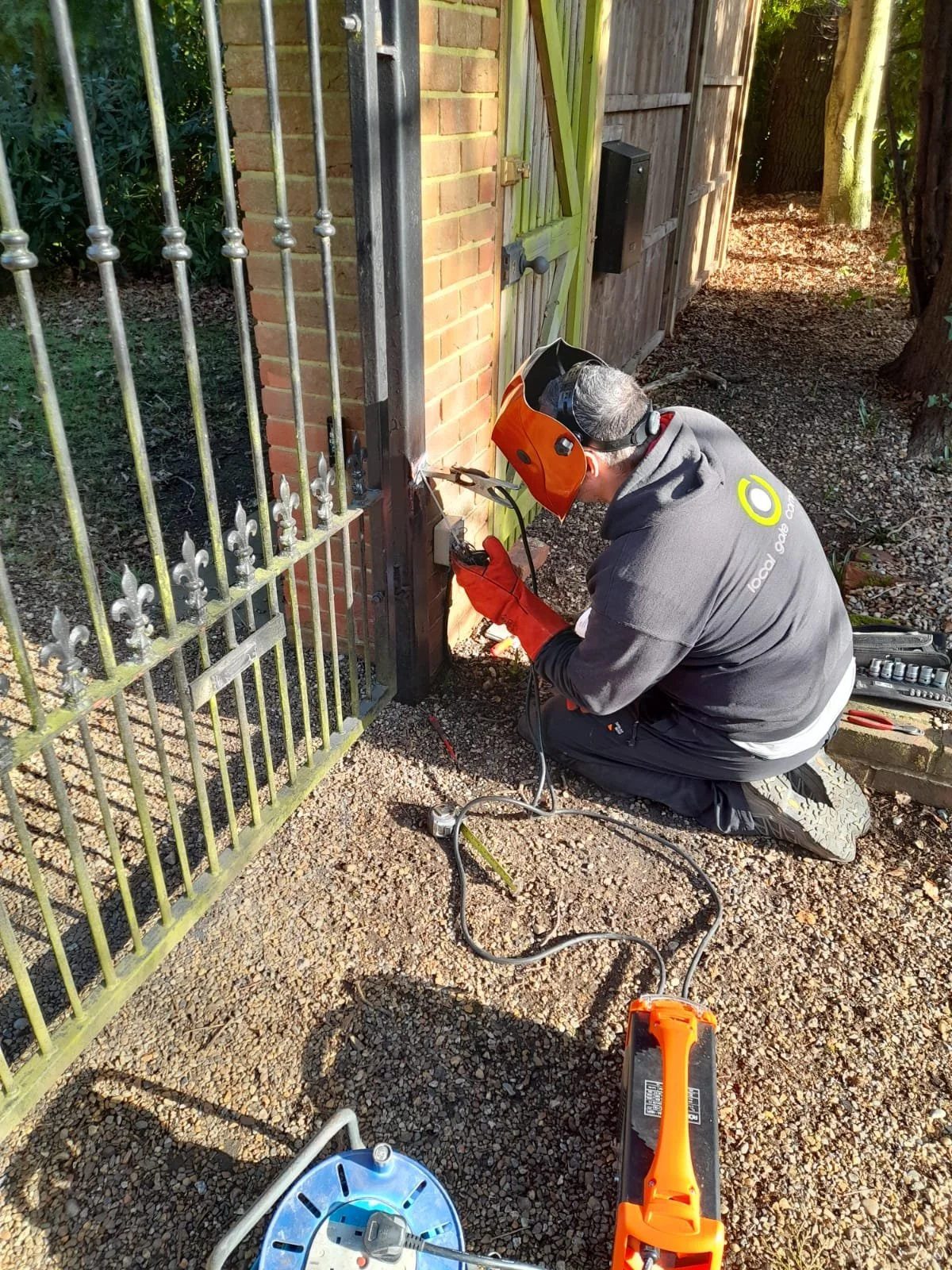 Welding A Broken Swing Gate