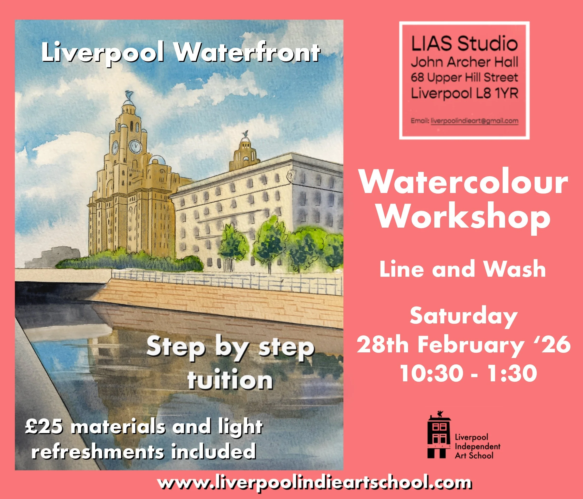 Watercolour Painting Class in Liverpool