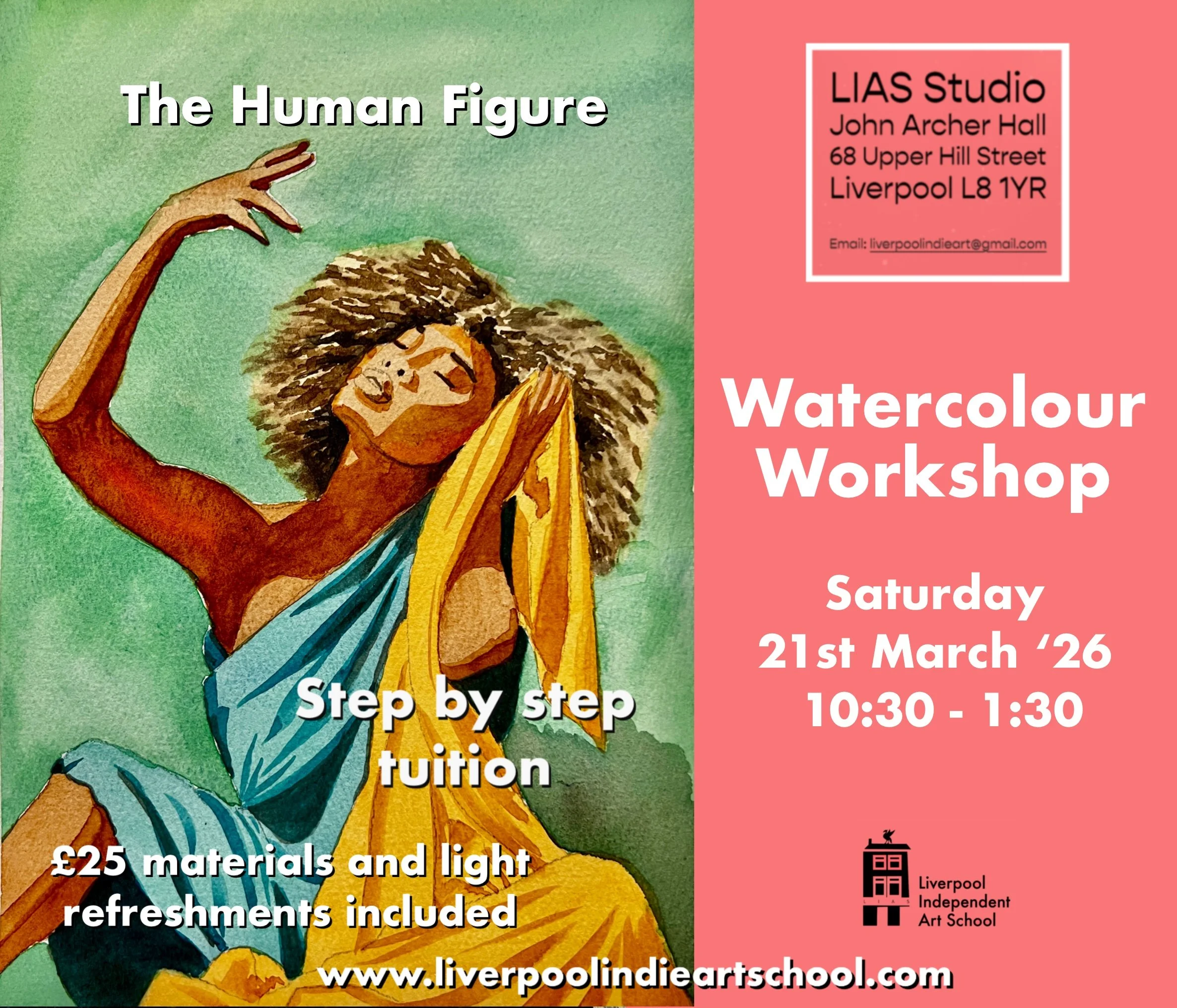 watercolour workshop in Liverpool
