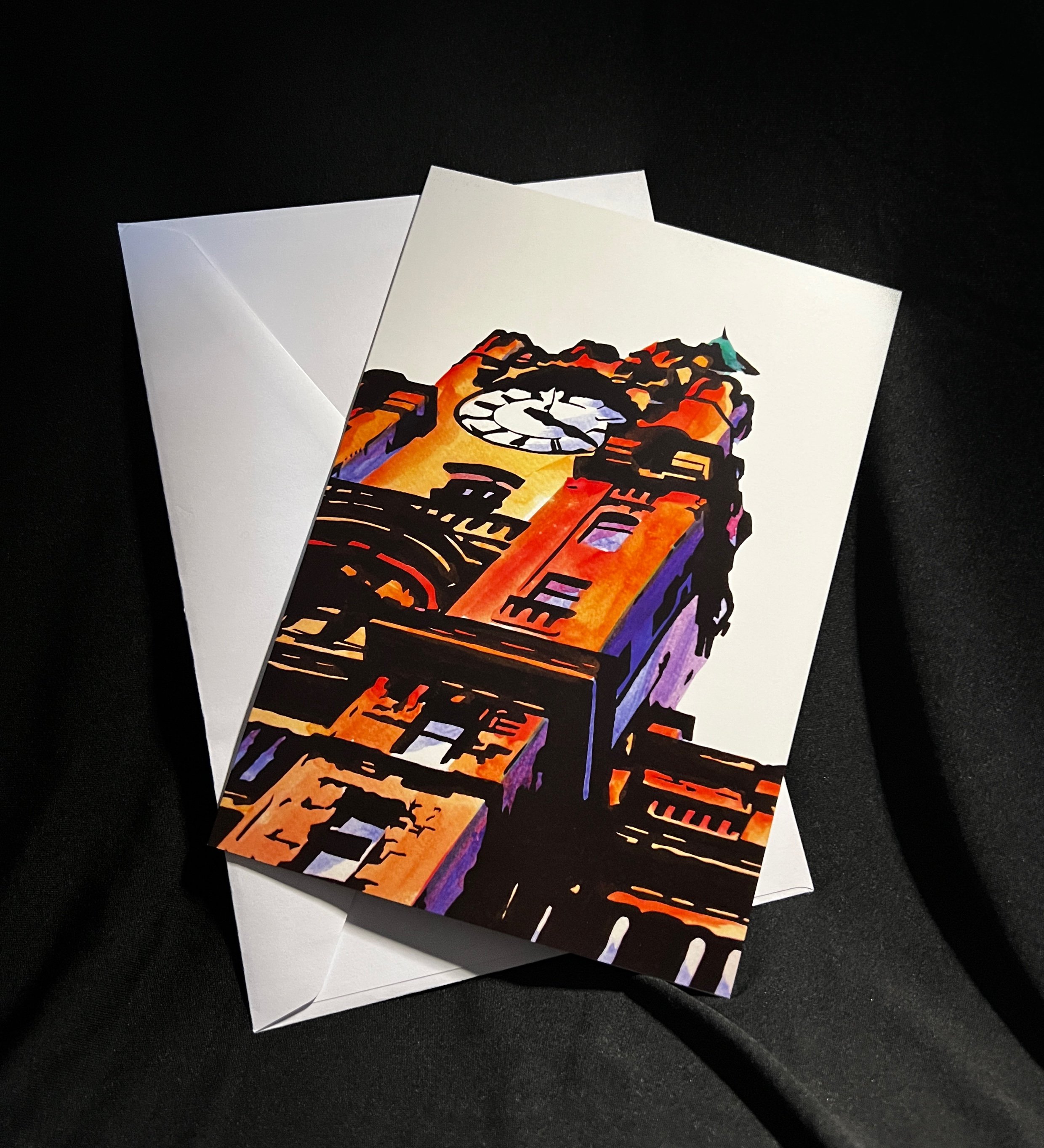 Greeting Card - Liver Building